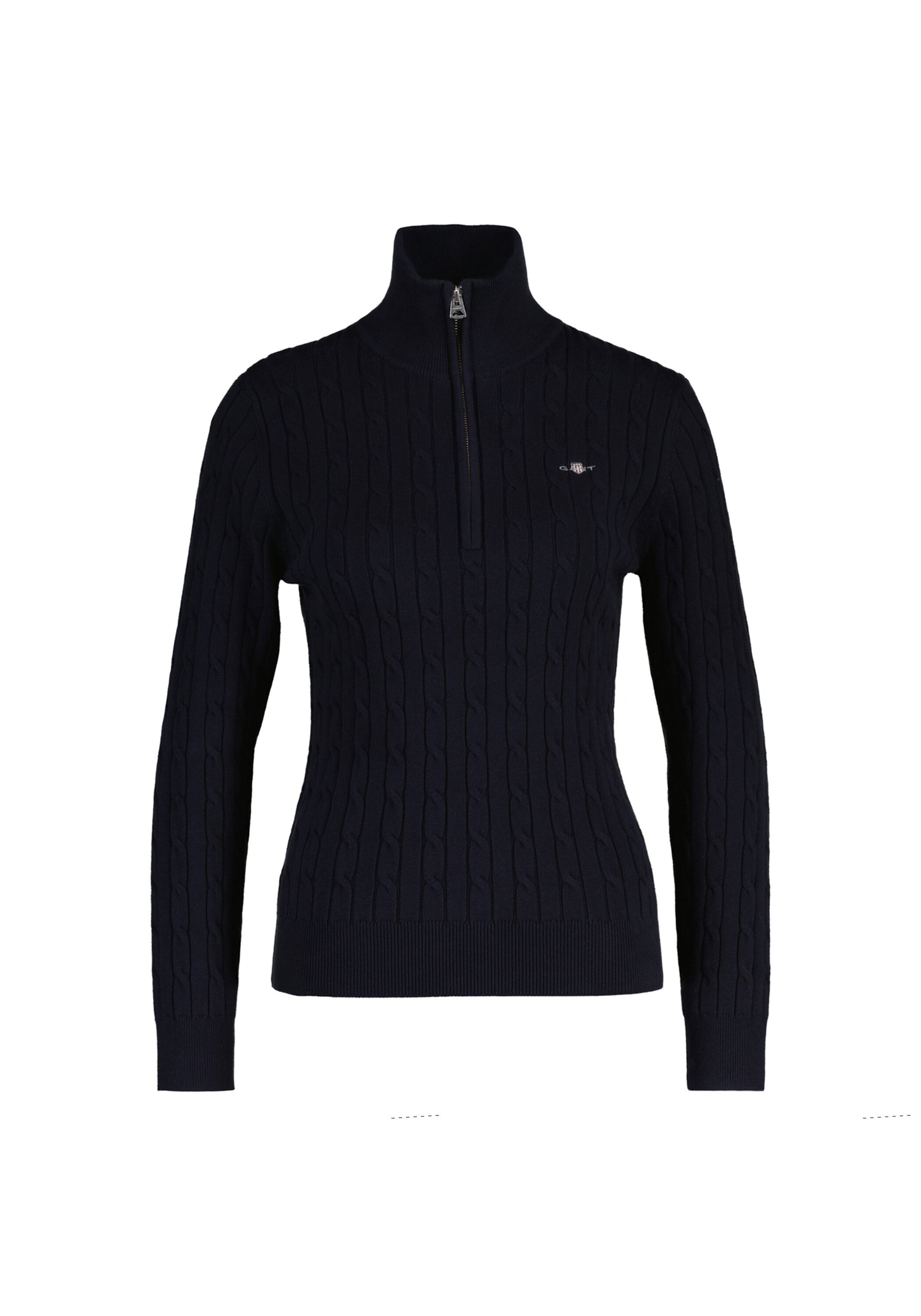 Gant Sweater "Strickpullover STRETCH COTTON CABLE HALF-ZIP 1er Pack", 1 tlg günstig online kaufen