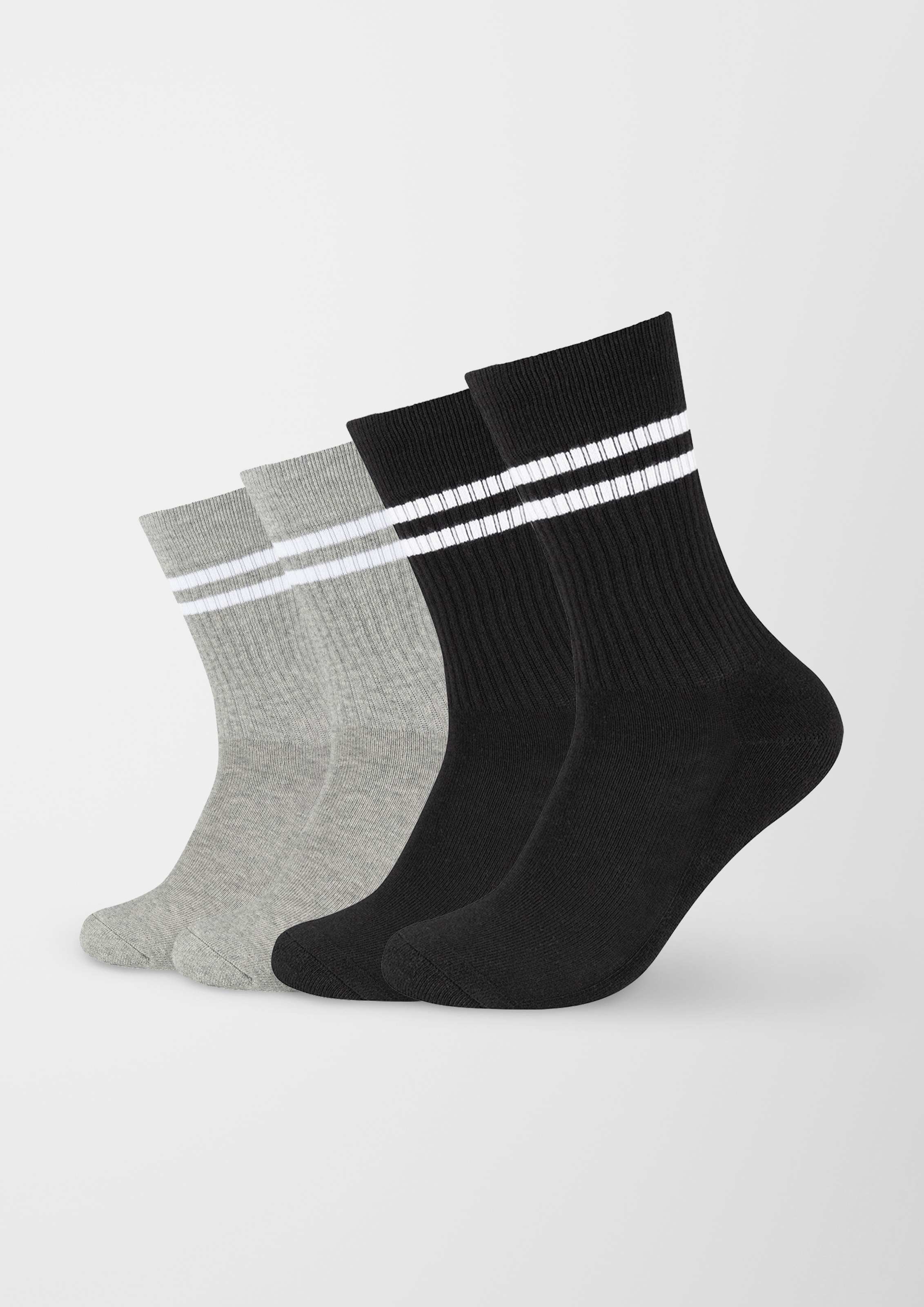 s.Oliver Socken mit breitem Rippenbündchen
