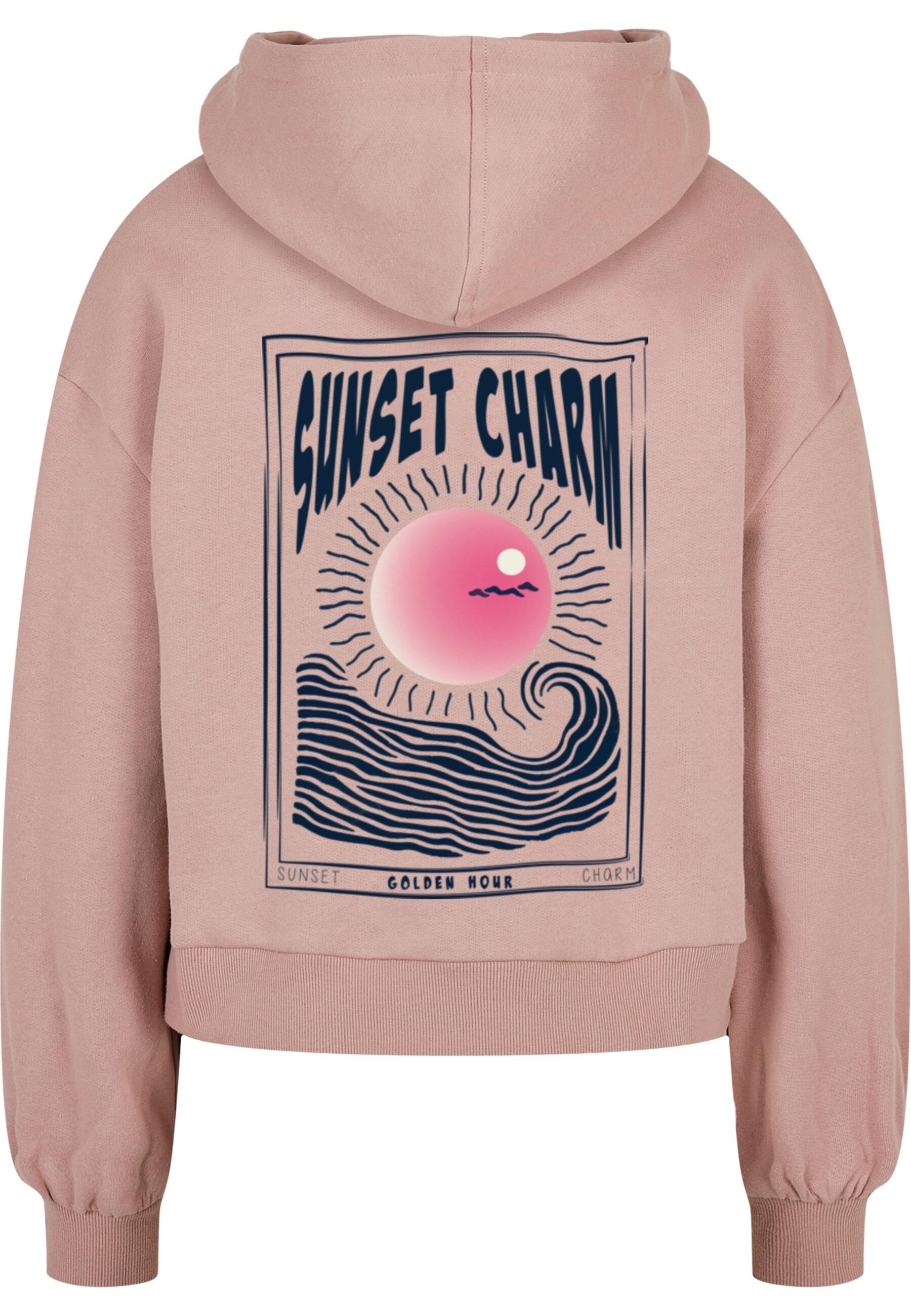 Merchcode Kapuzenpullover »Merchcode Ladies Sunset Charm Oversized Hoody«, (1 tlg.)
