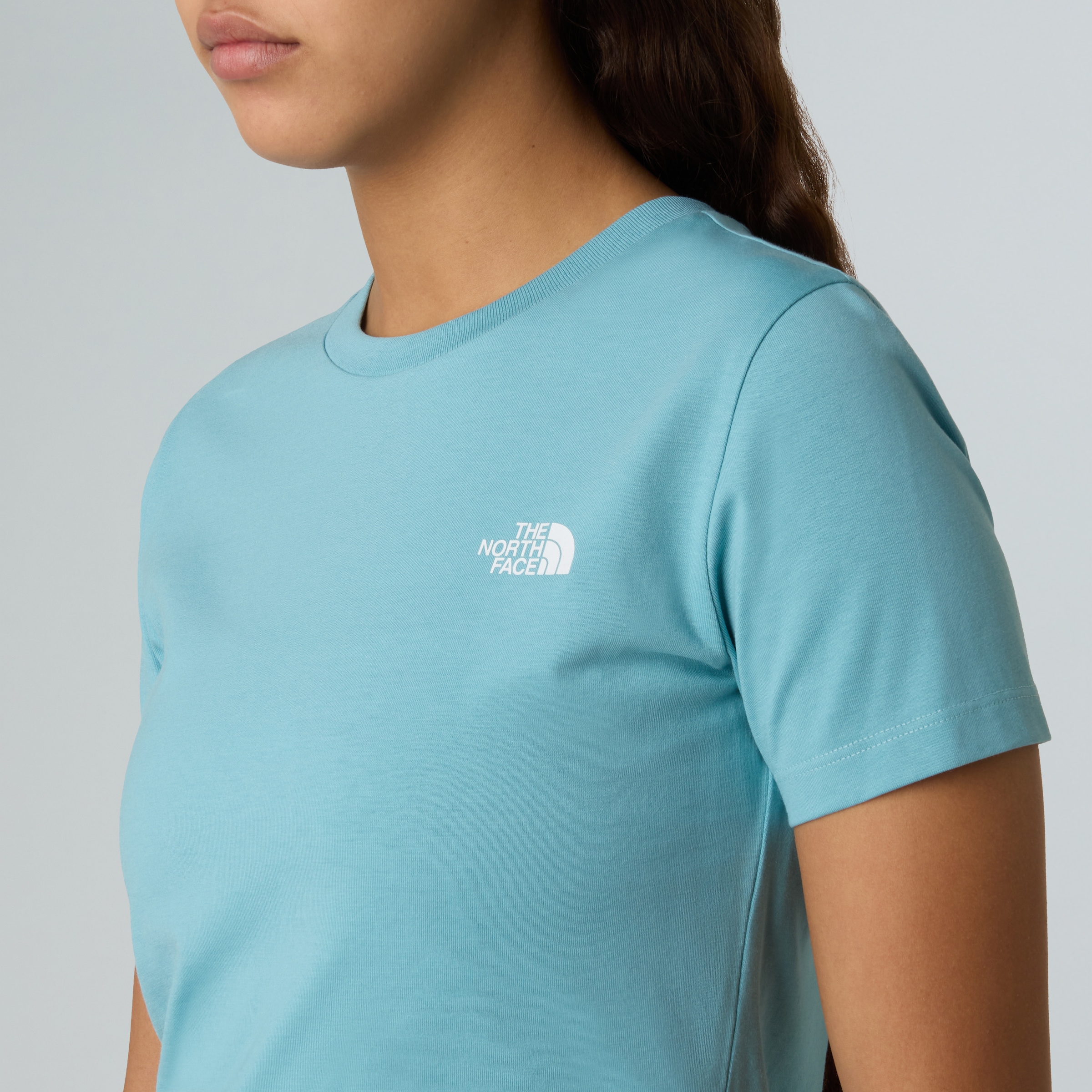 The North Face T-Shirt »W S/S SIMPLE DOME SLIM TEE«, (1 tlg.)