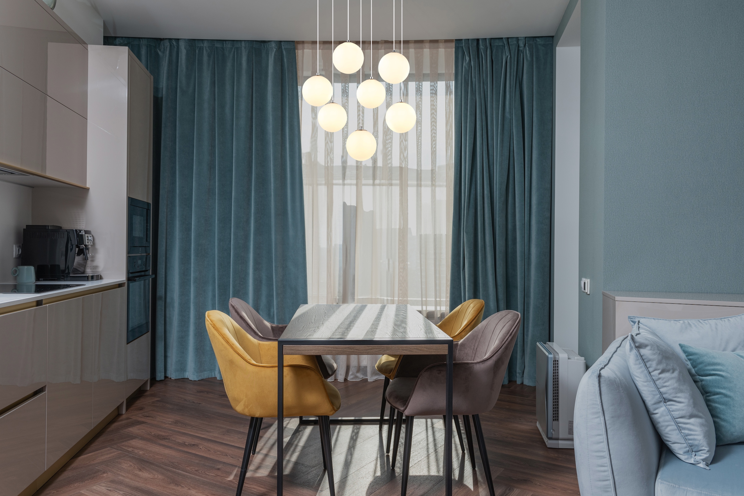 GLOBO LIGHTING Hängeleuchte »RIHA«, Leuchtmittel G9 | Leuchtmittel wechselbar, Hängelampe/Pendelleuchte/Esszimmer/Wohnzimmer/Esstisch