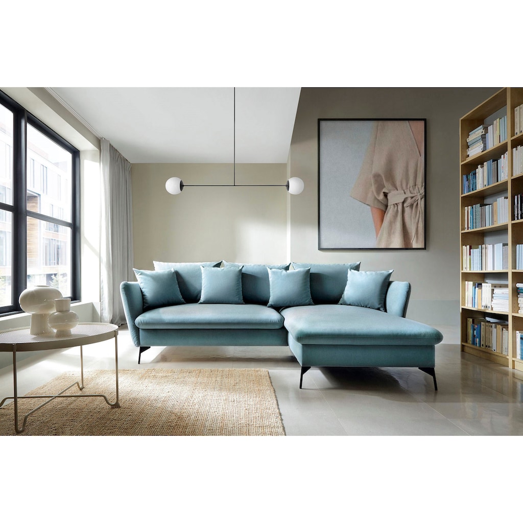 andas Ecksofa »LIVORNO,258 cm, L-Form,«