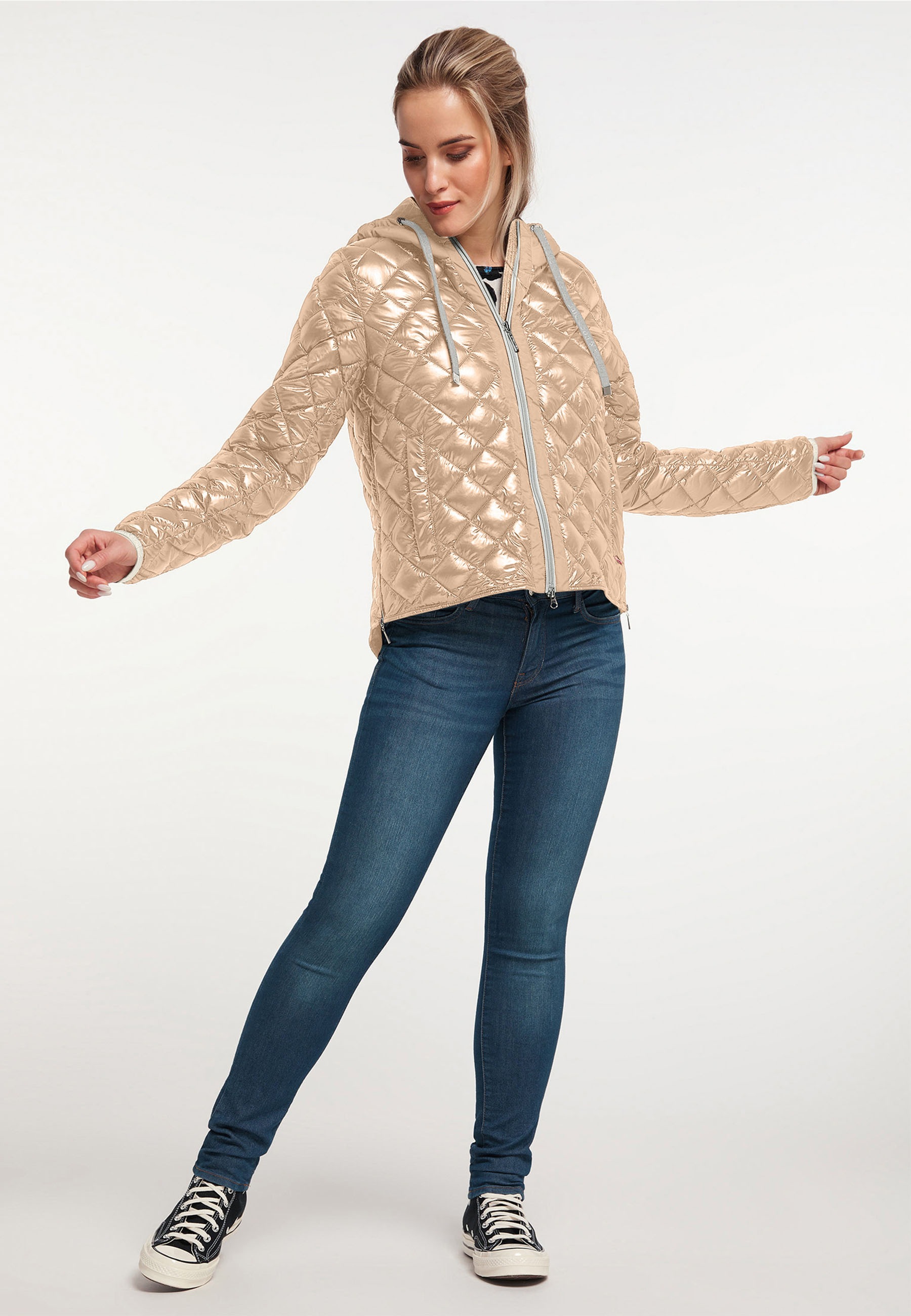 Frieda & Freddies Yosie Steppjacke Champagner Gr. 36 3