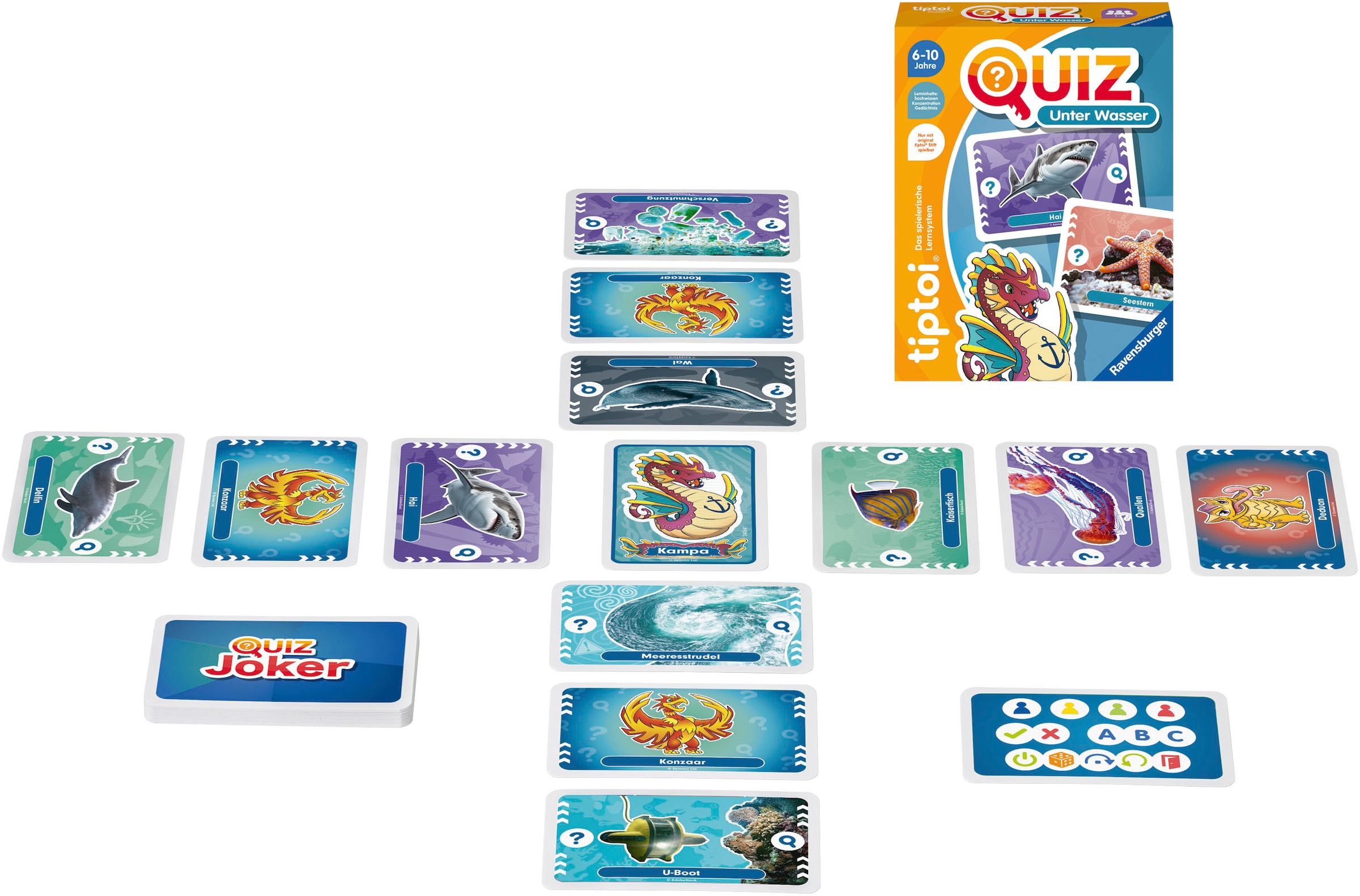 Ravensburger Spiel »tiptoi® Quiz Unter Wasser«, Made in Europe