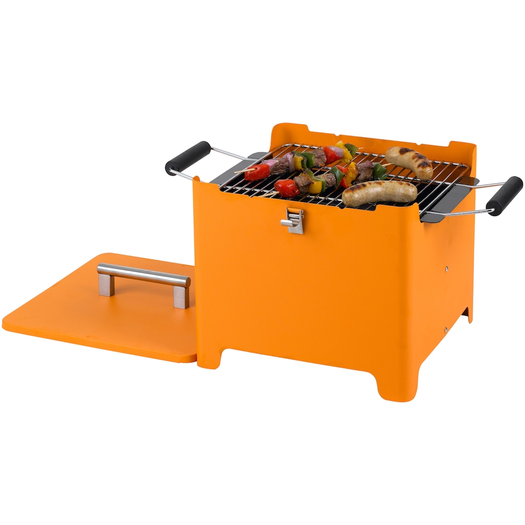 Tepro Holzkohlegrill »Chill&Grill Cube«, BxTxH: 54x36x35 cm