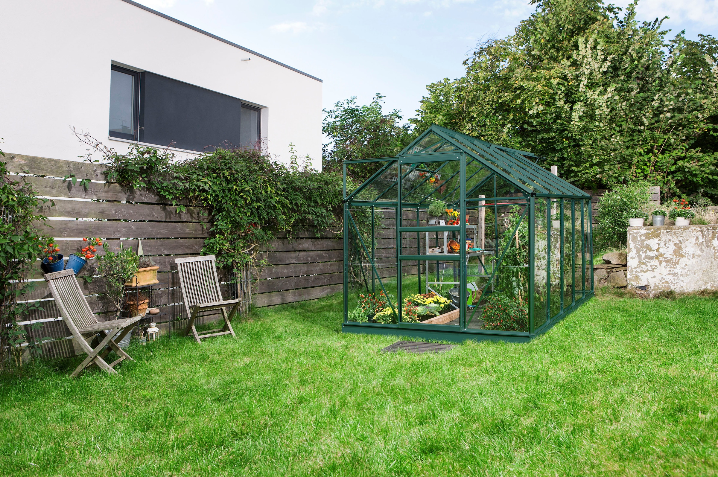Vitavia Gewächshaus »Venus 6200«, Alu-Profile, 3 mm Einscheibensicherheitsglas