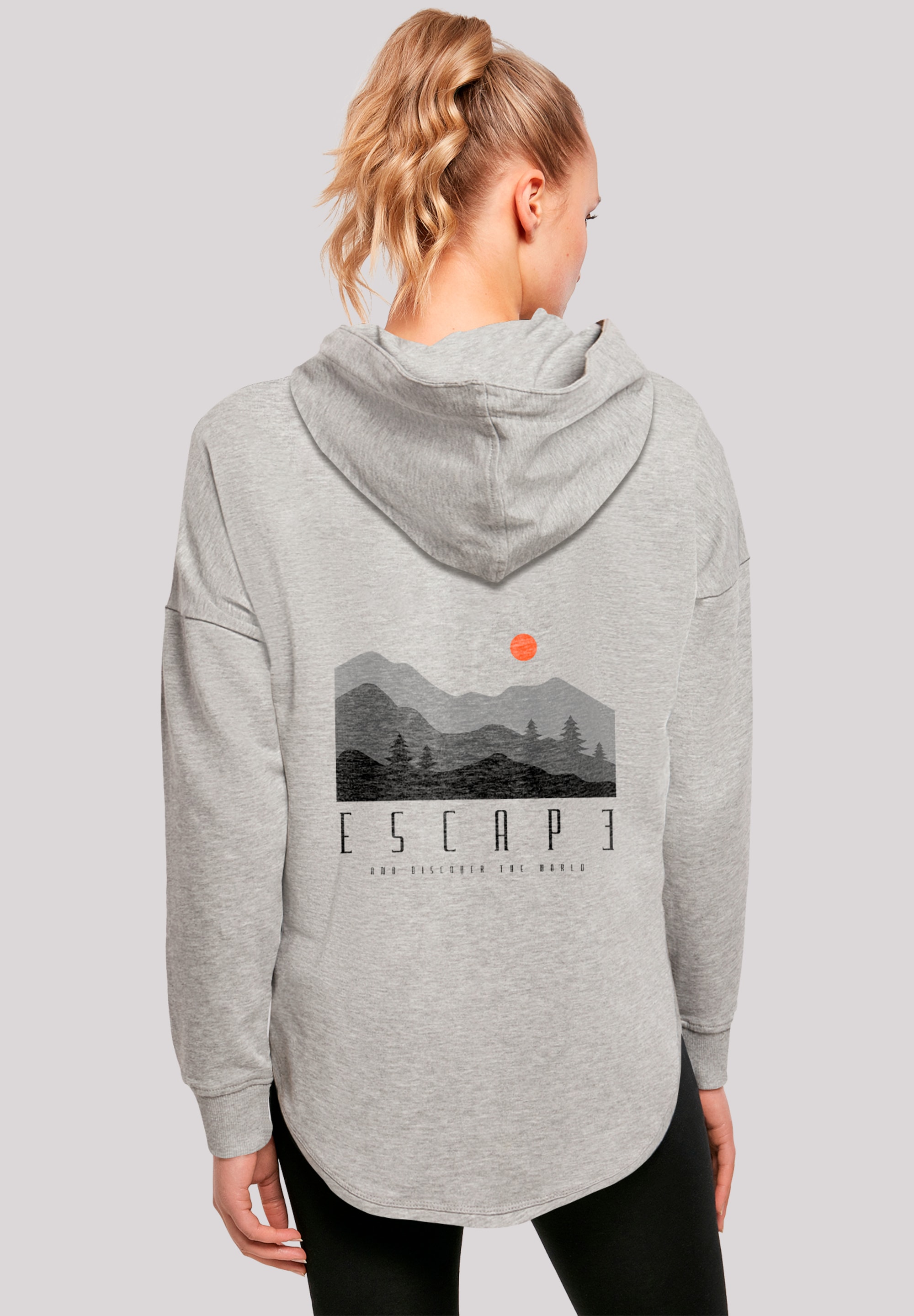 F4NT4STIC Kapuzenpullover "Oversize Escape Discover the World Forest", Disc günstig online kaufen