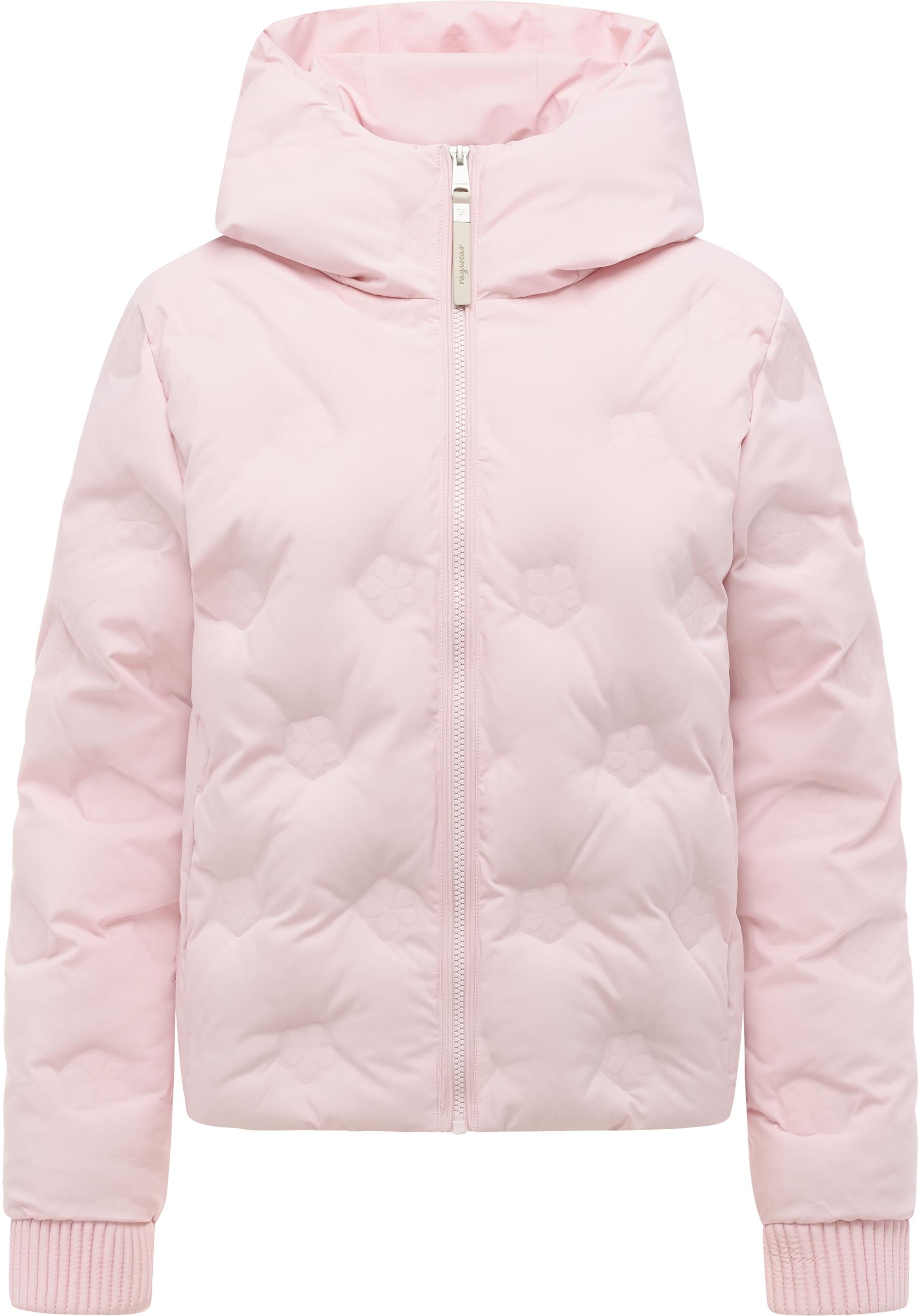 Ragwear Winterjacke »Lynnox Embossed Y« mit Kapuze Pufferjacke mit floraler Ton-in-Ton-Prägung