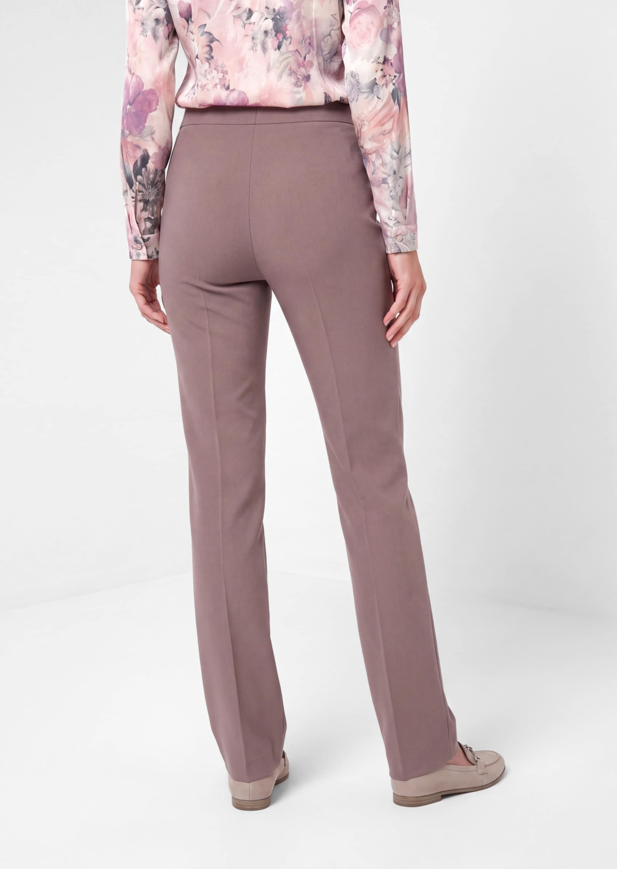 GOLDNER Schlupfhose »Kurzgröße Jerseyhose CARLA aus Flanell«  Eingriffstaschen an den Seiten