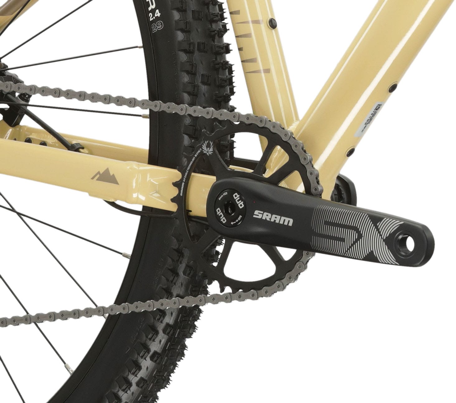 Kross Mountainbike »KROSS MTB Hardtail Level 6.0 29" braun 12 Gänge«, 12 Gang, SRAM, NX EAGLE Schaltwerk, Kettenschaltung