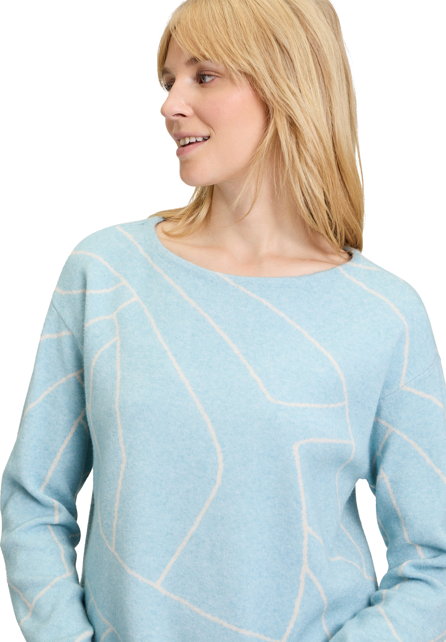 Betty Barclay Strickpullover »Betty Barclay Damen Strickpullover mit Jacquard«, (1 tlg.), Jacquard