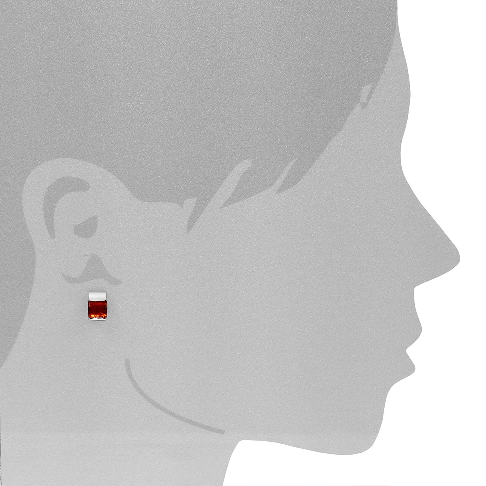 OSTSEE-SCHMUCK Paar Ohrstecker »- Marja - Silber 925/000 - Bernstein«