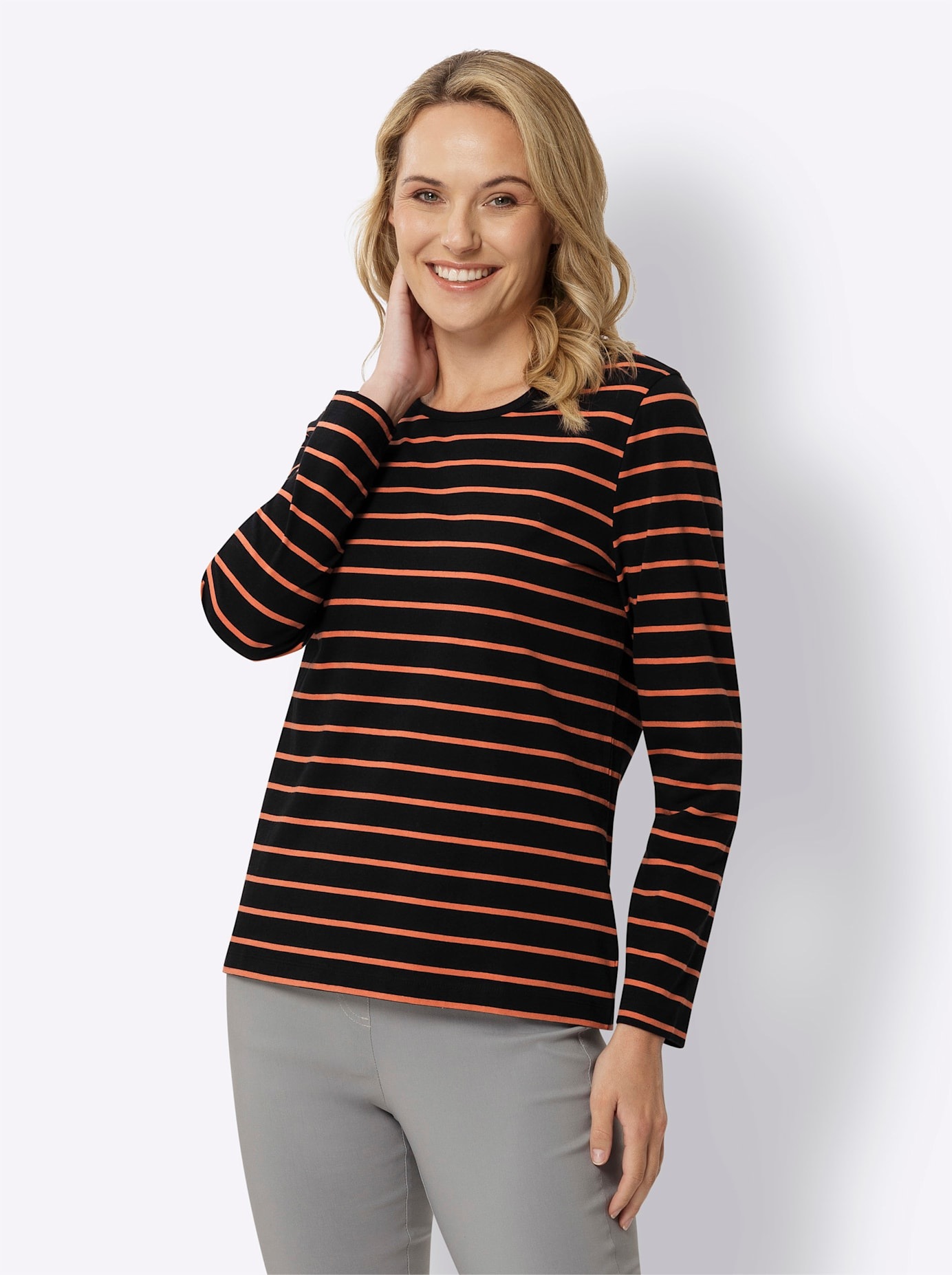 Classic Basics Langarmshirt "Streifenshirt", (1 tlg.) günstig online kaufen