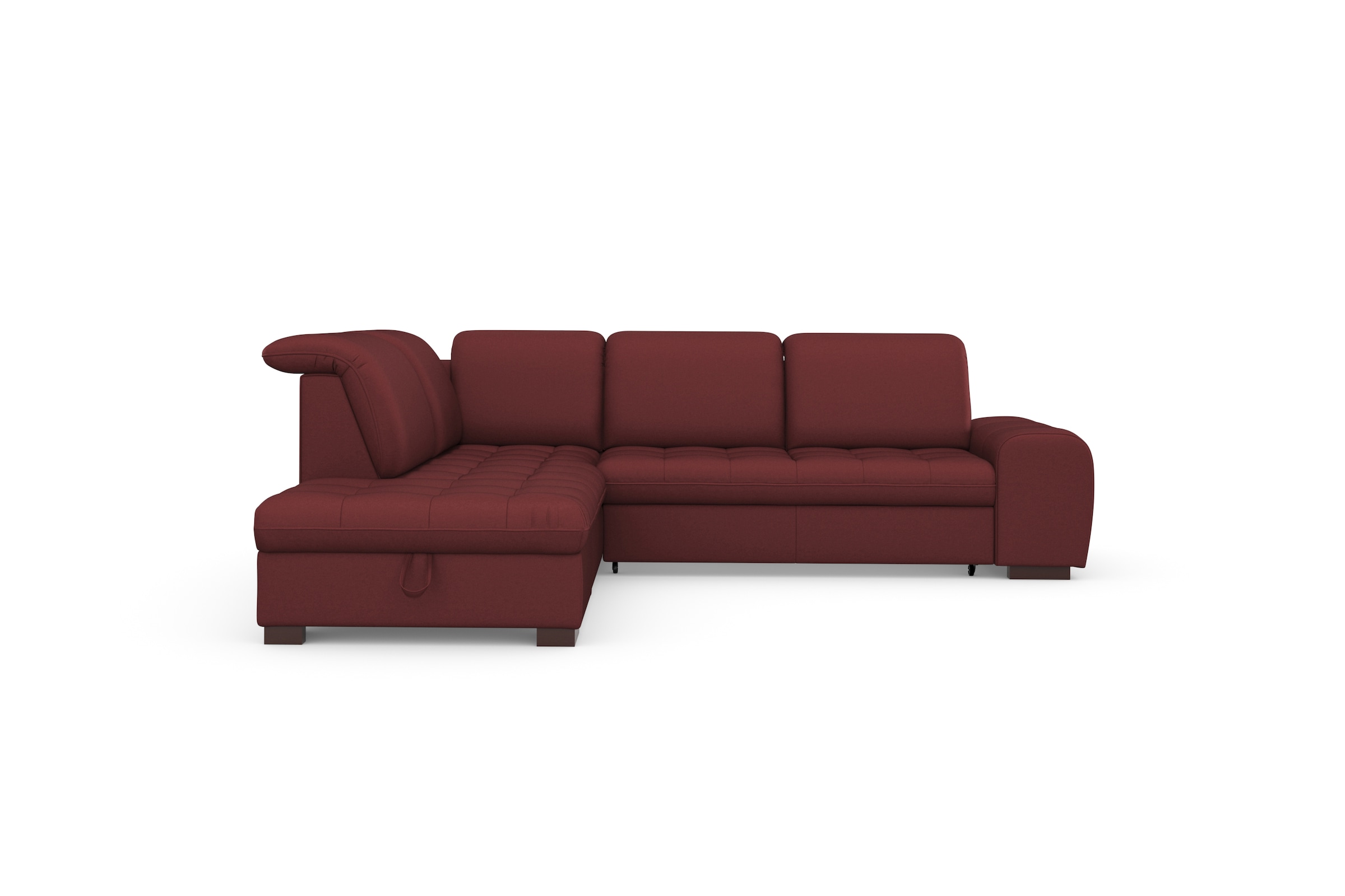 sit&more Ecksofa »Luxor L-Form« wahlweise mit Bettfunktion, Stauraum und Kopfteilverstellung