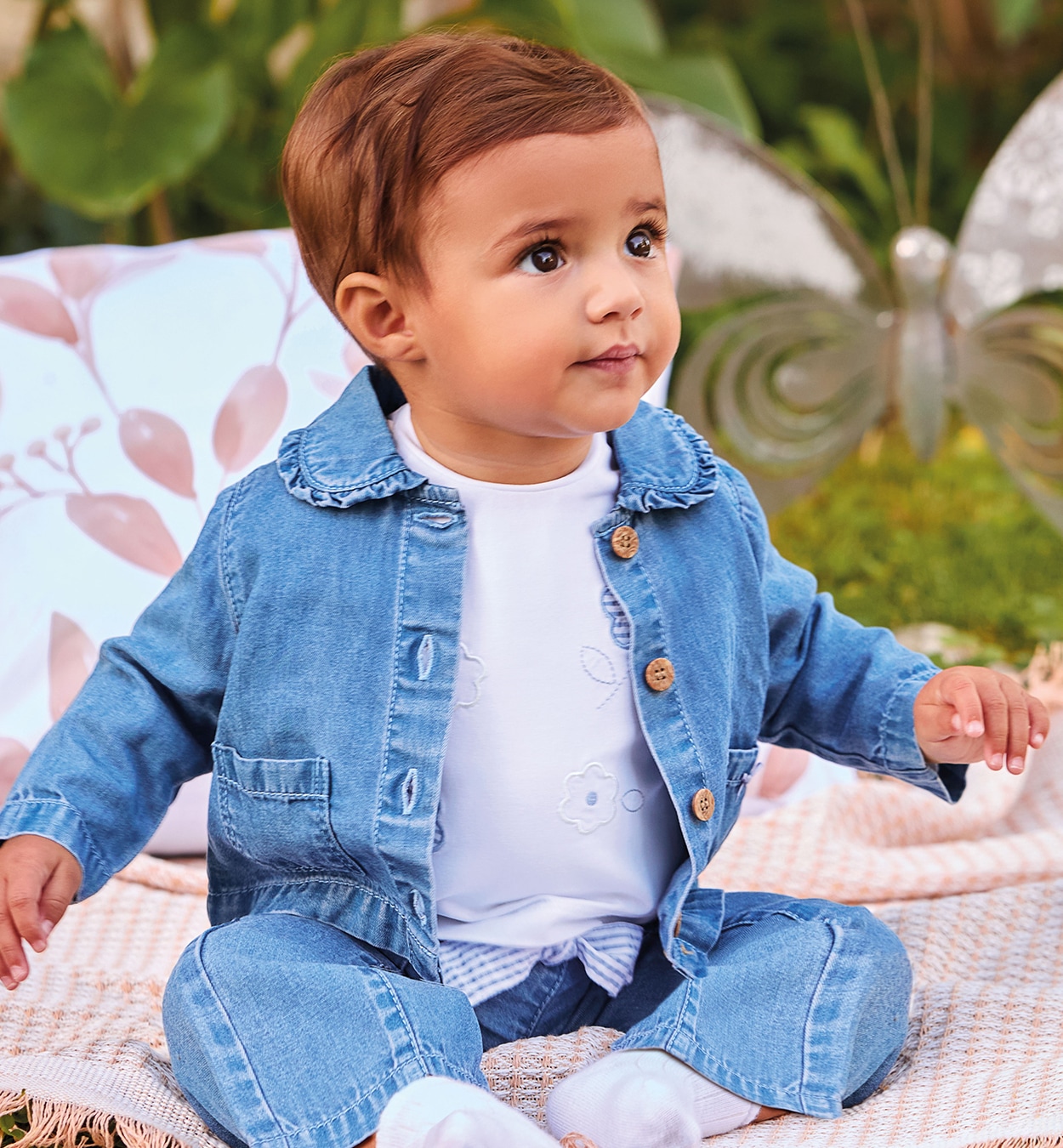 Minibanda Hemdbluse »BABY GIRL LONG SLEEVE SHIRT«