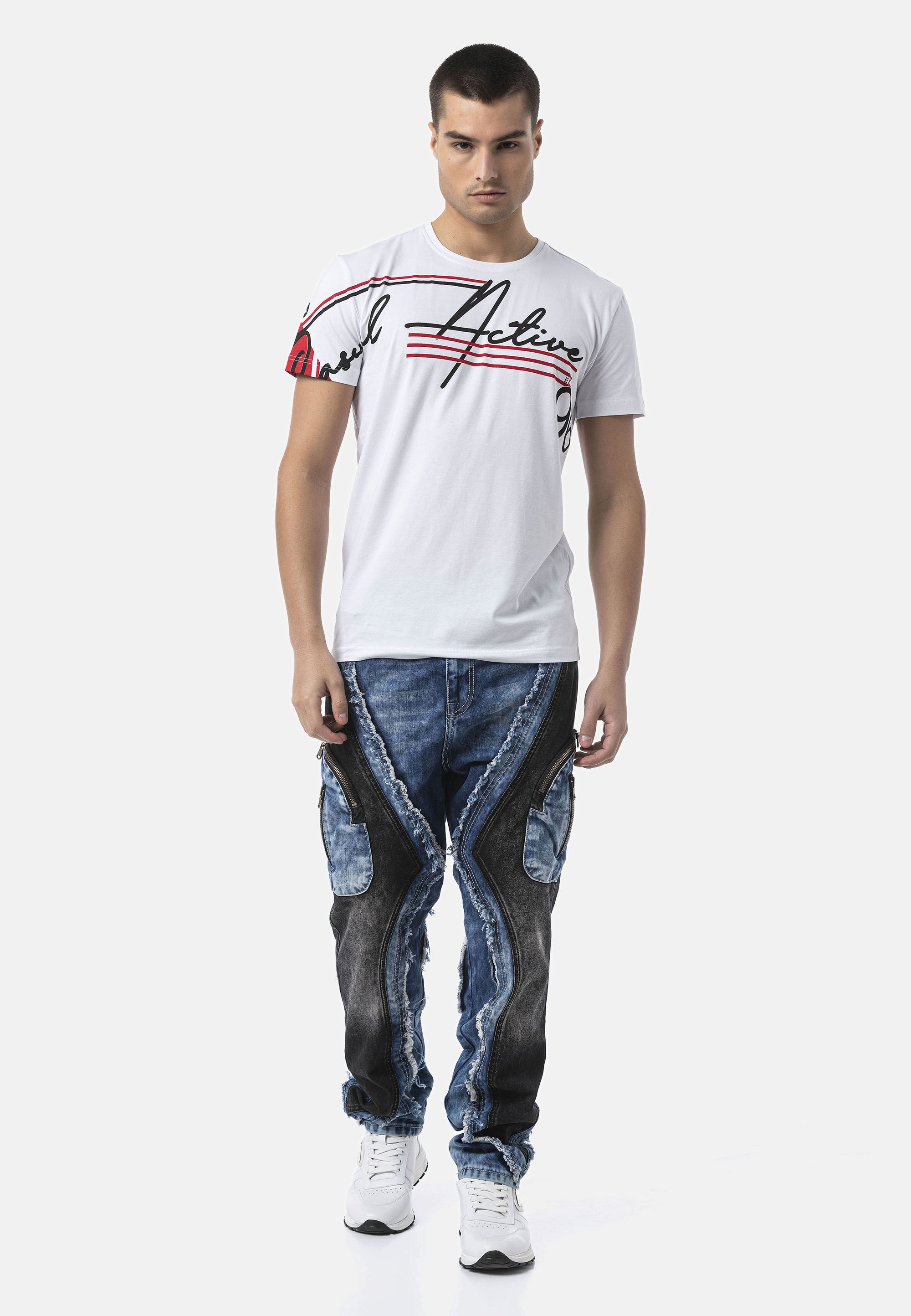 Cipo & Baxx Loose-fit-Jeans »CD909« mit Loose Fit Denim