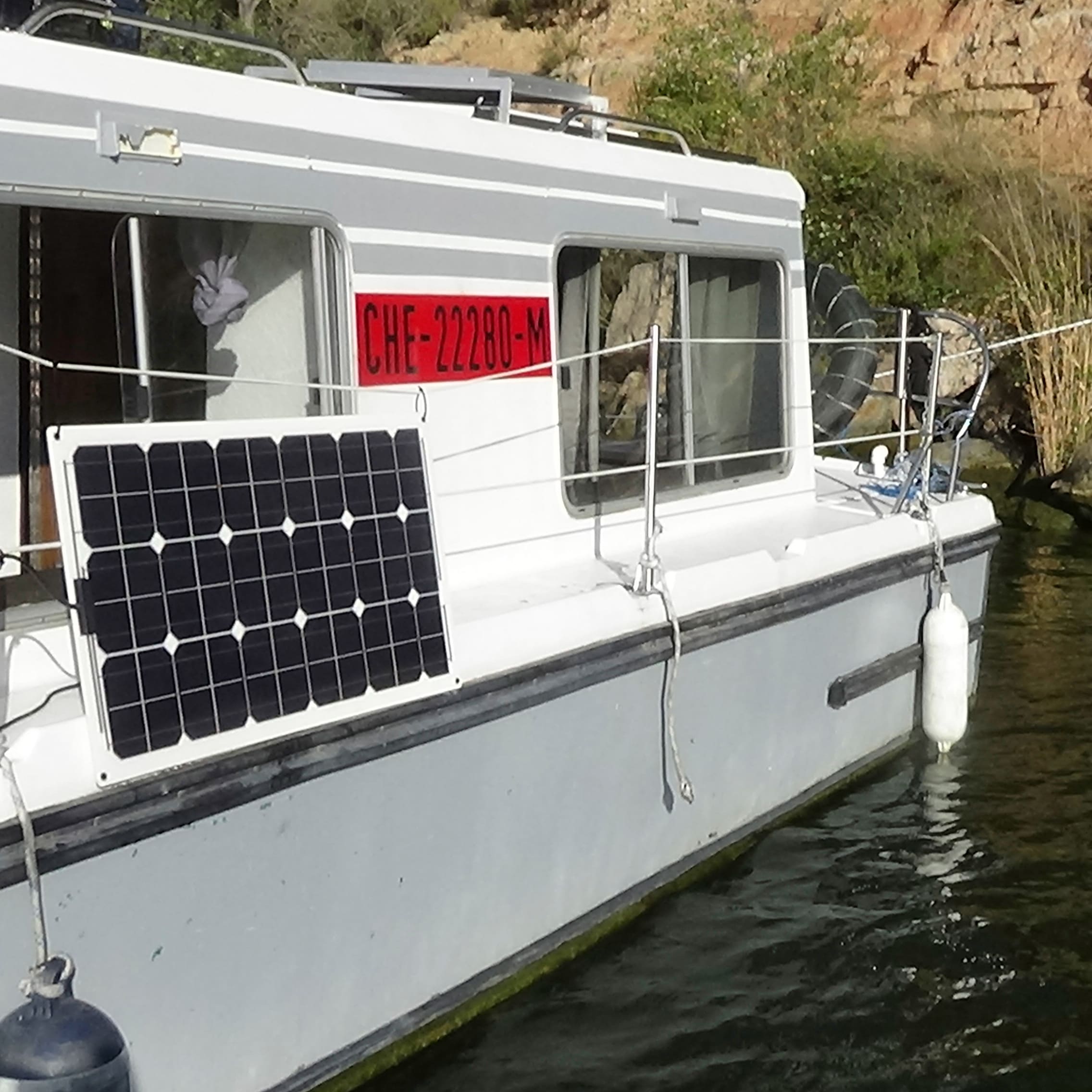 Sunset Solarmodul »Laminat-Set 70 Watt«, (Set), für Boote und Yachtne