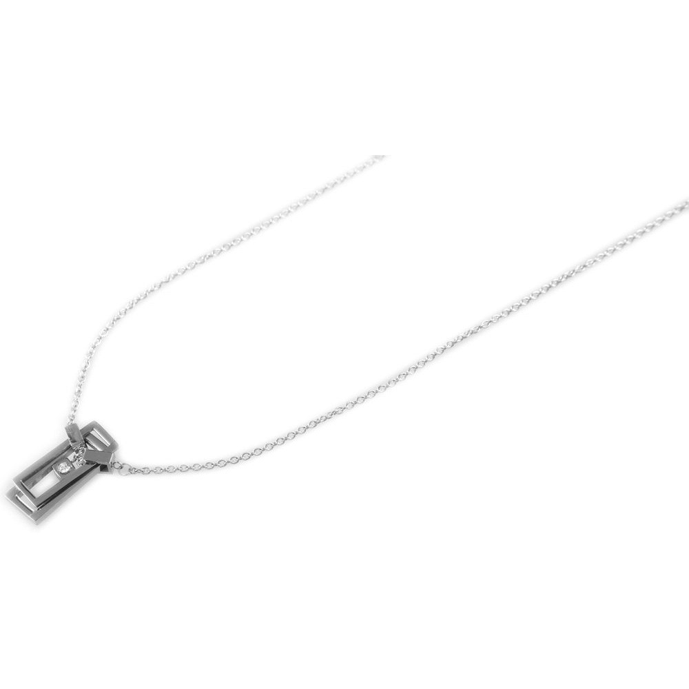 Adelia's Anchor Chain Necklace Silver 50cm 2