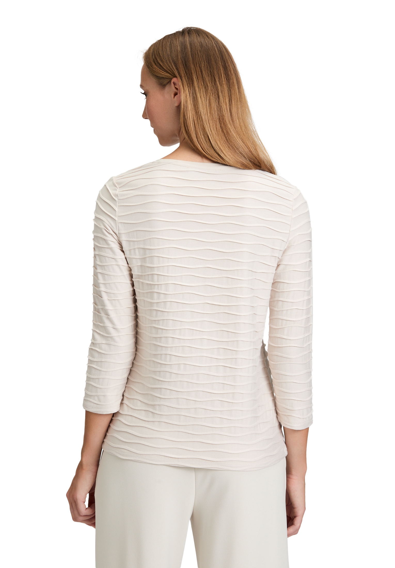 Betty Barclay 3/4-Arm-Shirt »Betty Barclay Damen Basic Shirt mit Wellenstruktur«, (1 tlg.)
