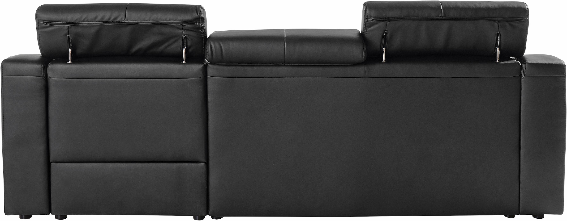 exxpo - sofa fashion Ecksofa »Lotos, bequem und funktionell, L-Form«, mit Kopf- bzw. Rückenverstellung, wahlweise mit Bettfunktion