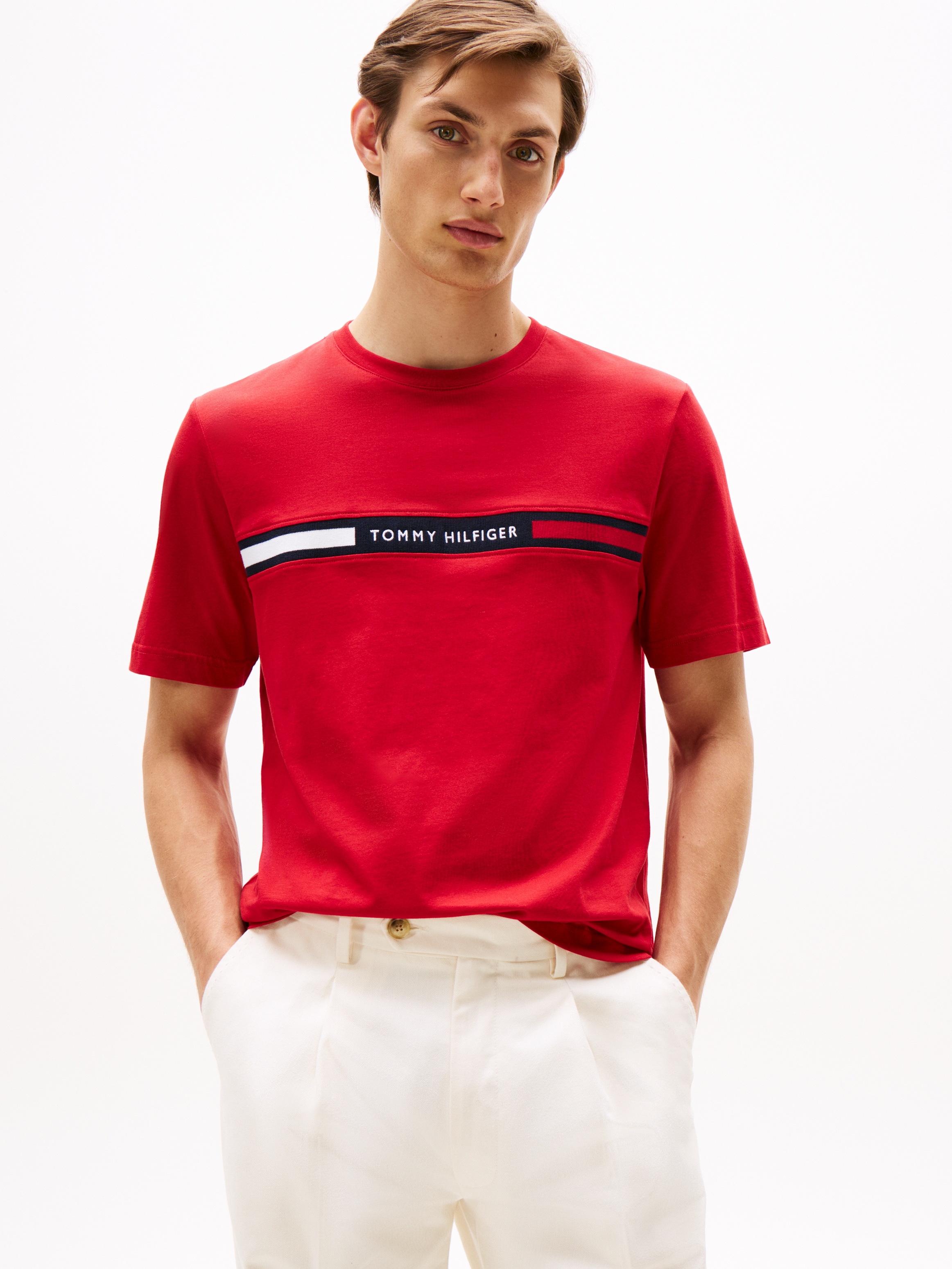 Tommy Hilfiger T-Shirt »HILFIGER CHEST INSERT TEE«