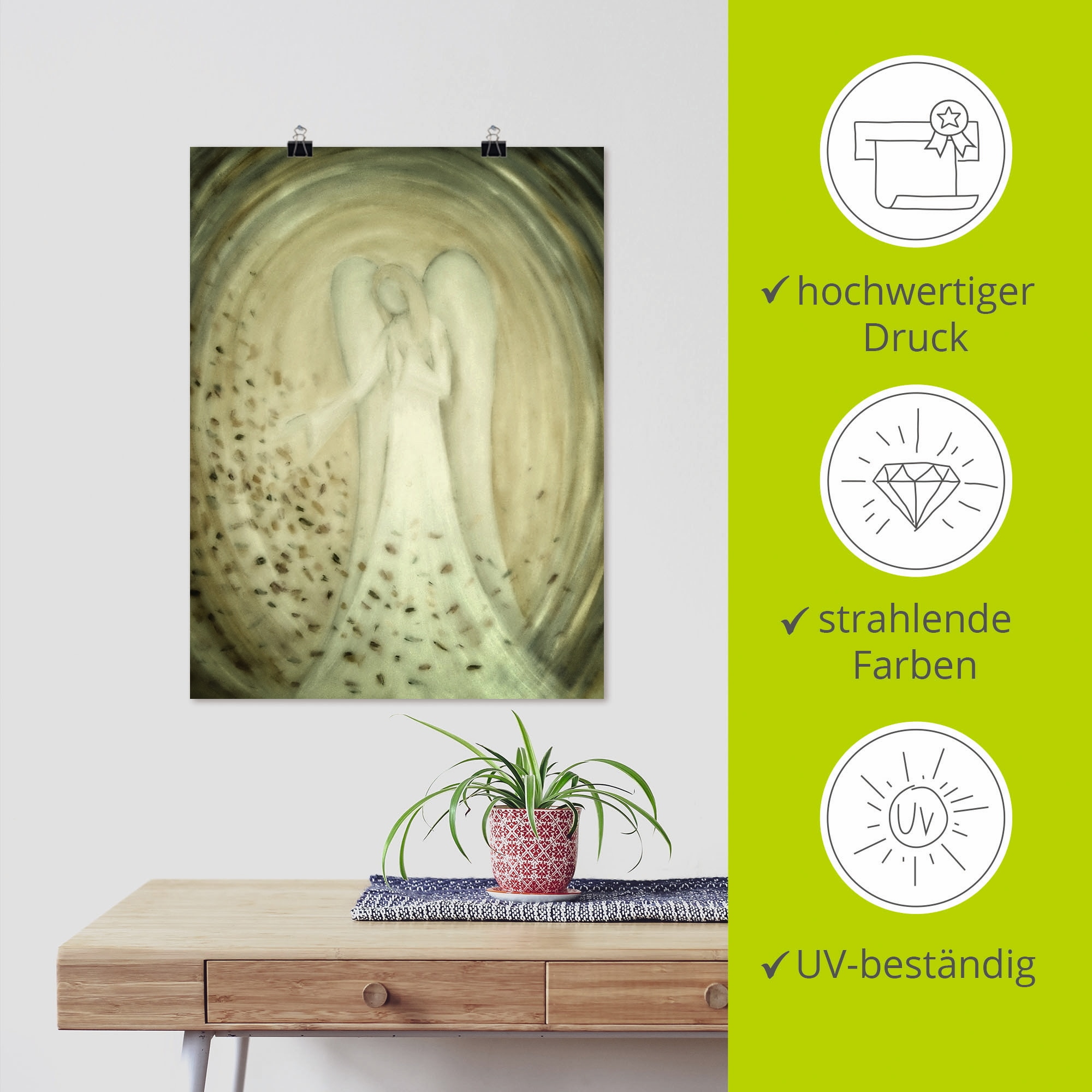 Artland Wandbild »Engelbild II« Religion 1 Stk. tlg. als Leinwandbild, Poster in verschied. Größen