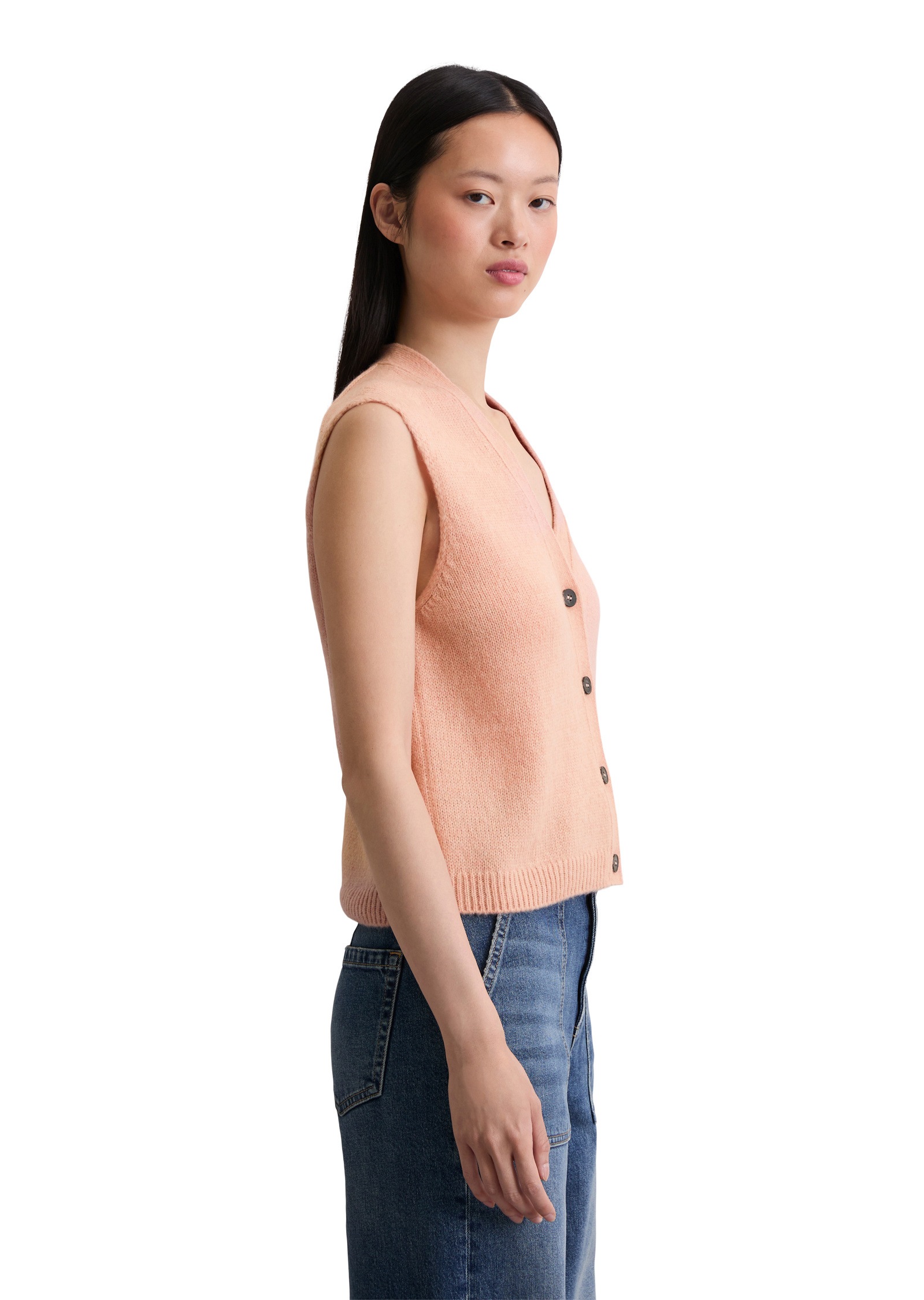 Marc OPolo Strickweste "aus softem Schurwolle-Mix" günstig online kaufen