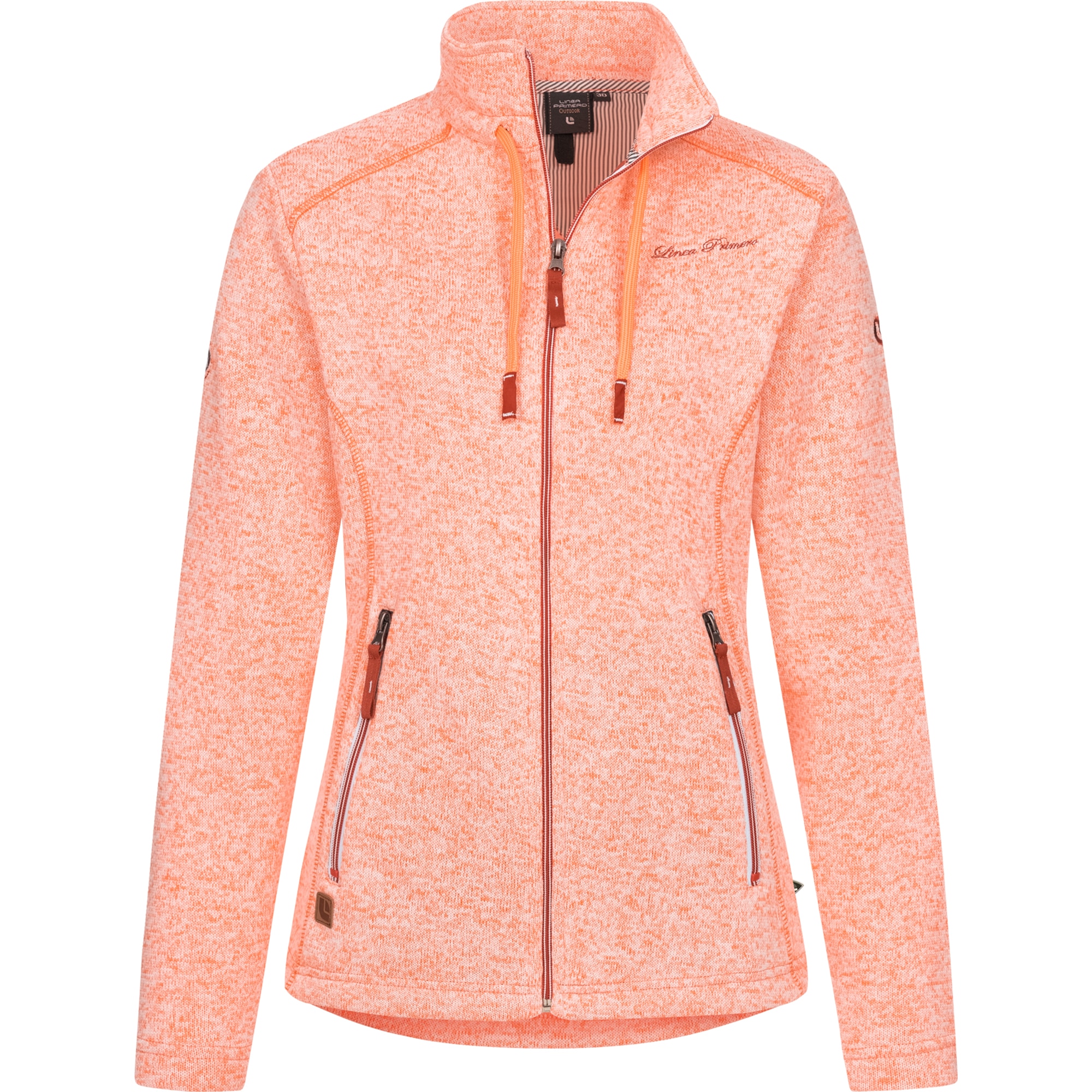 DEPROC Active Strickfleecejacke "LUVERNE WOMEN", Kontrastreissverschluss günstig online kaufen