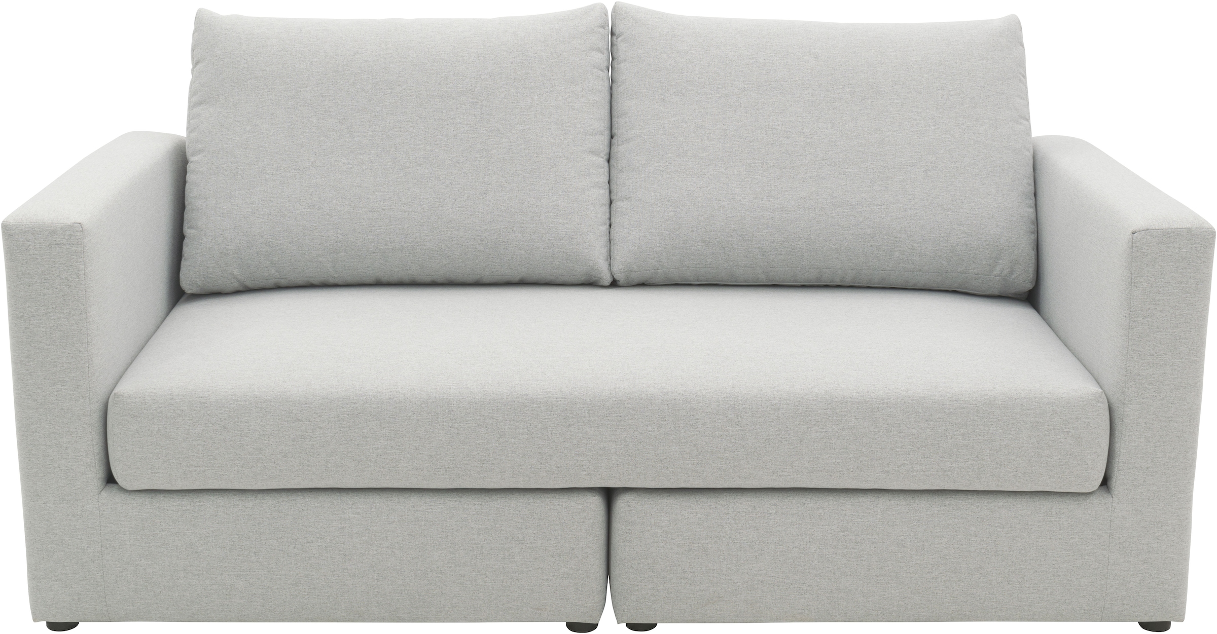 DOMO collection 2-Sitzer »800015 B/T/H: 178/80/90 cm«, Sitzfläche mit Federkern, inkl. 2 Rückenkissen