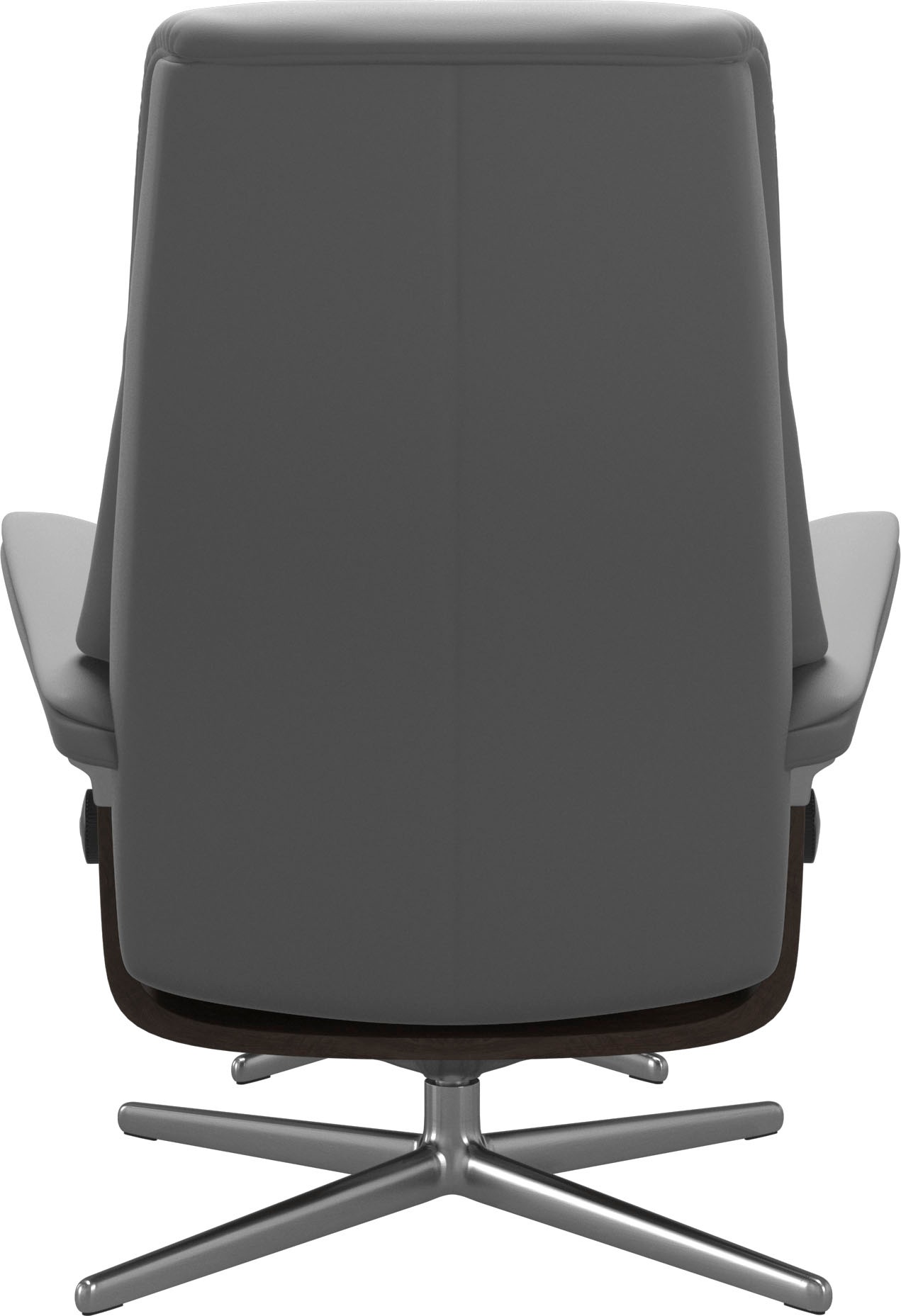 Thumbnail - Stressless Relaxsessel "View" Set, Relaxsessel mit Hocker, mit Hocker, mit Cross Base, Größe S, M & L, Holzakzent Wenge