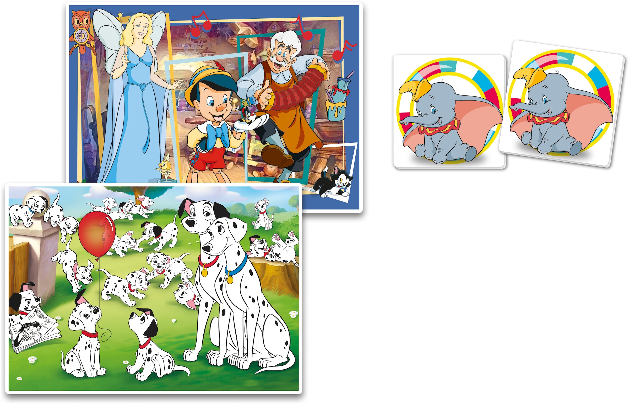 Clementoni® Puzzle »Edukit, 4n1, Disney Classics«, Made in Europe