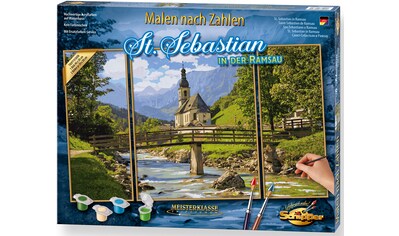 Schipper Malen nach Zahlen »Meisterklasse Triptychon - St. Sebastian in der Ramsau«,... kaufen
