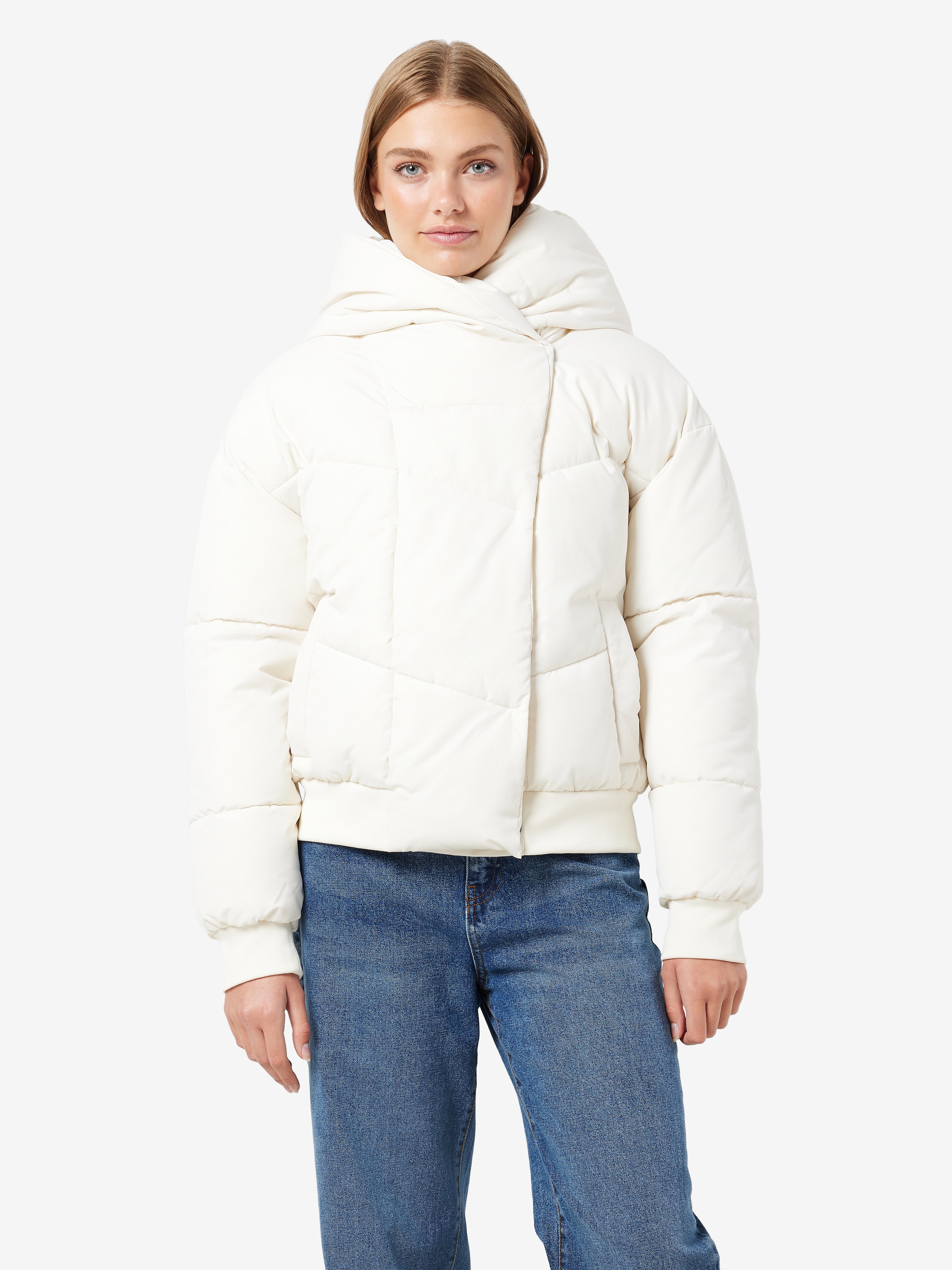 Noisy may Steppjacke »NMTALLY L/S BOMBER JACKET NOOS FWD«, mit Kapuze