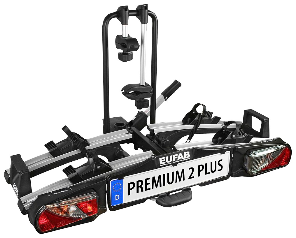Kupplungsfahrradträger PREMIUM 2 PLUS, für die Anhängerkupplung, abschließbar