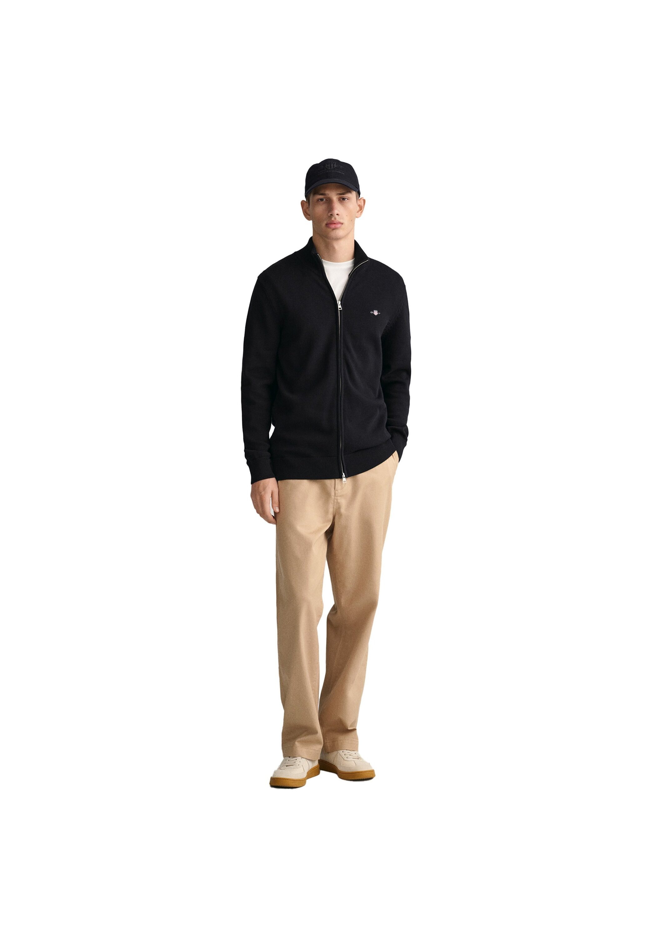 Gant Sweatshirt »Strickjacke CASUAL COTTON ZIP CARDIGAN«