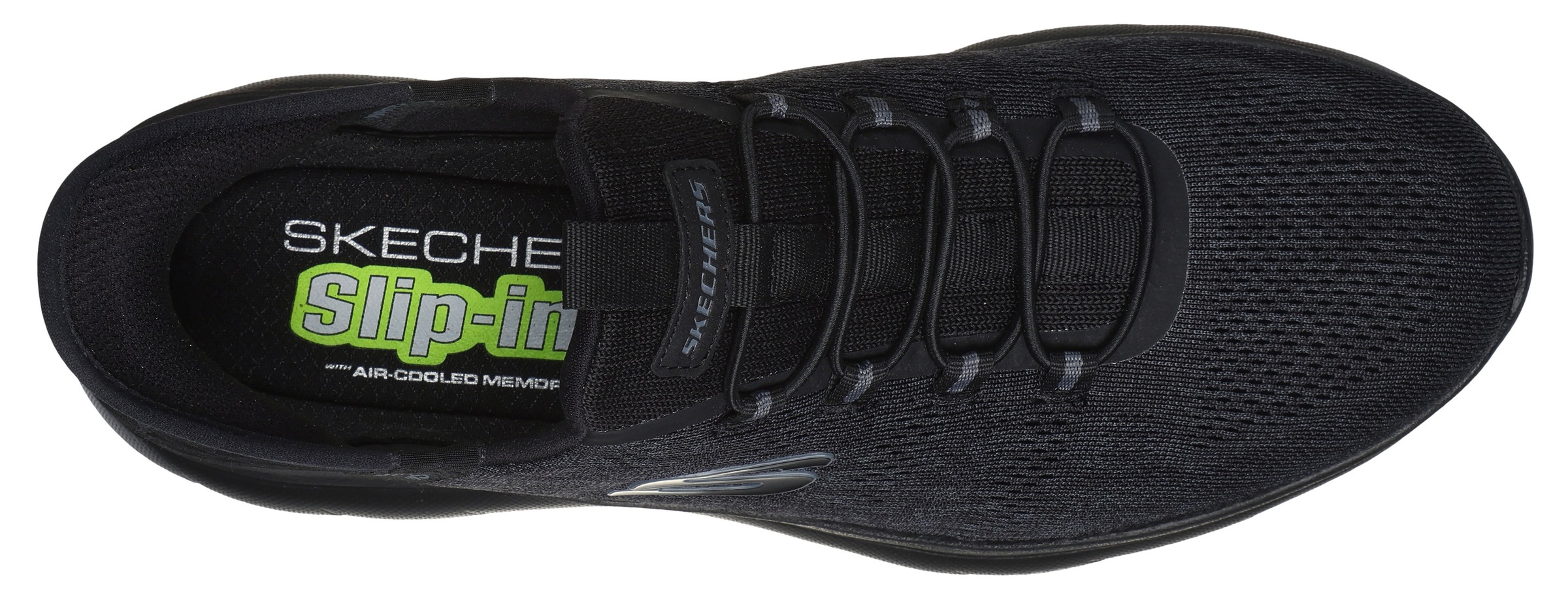 Skechers Slip-On Sneaker »SUMMITS-KEY PACE«, Slipper, Freizeitschuh, Halbschuh in veganer Verarbeitung