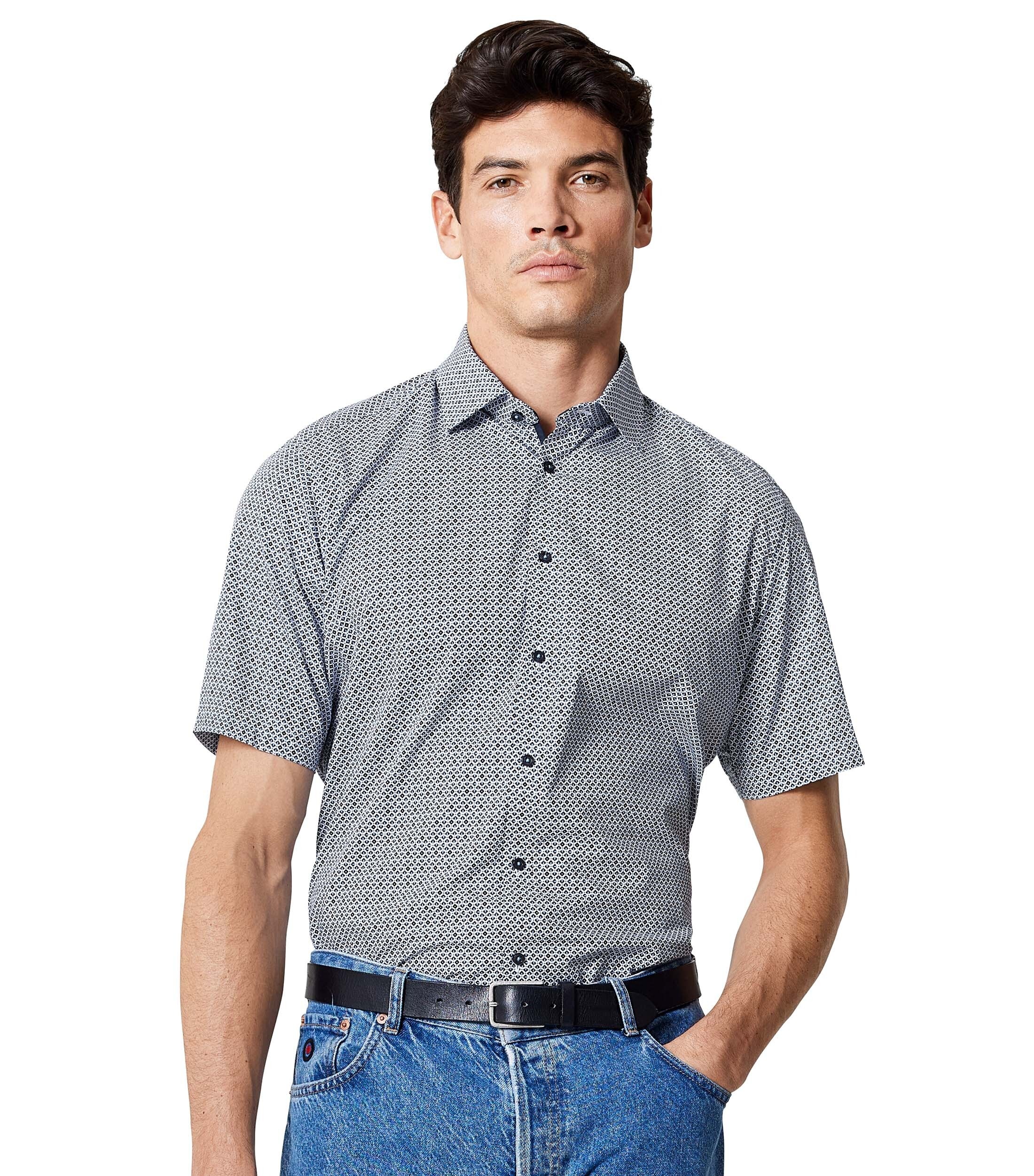 VENTI Businesshemd "VENTI Businesshemd Kurzarm Print" günstig online kaufen