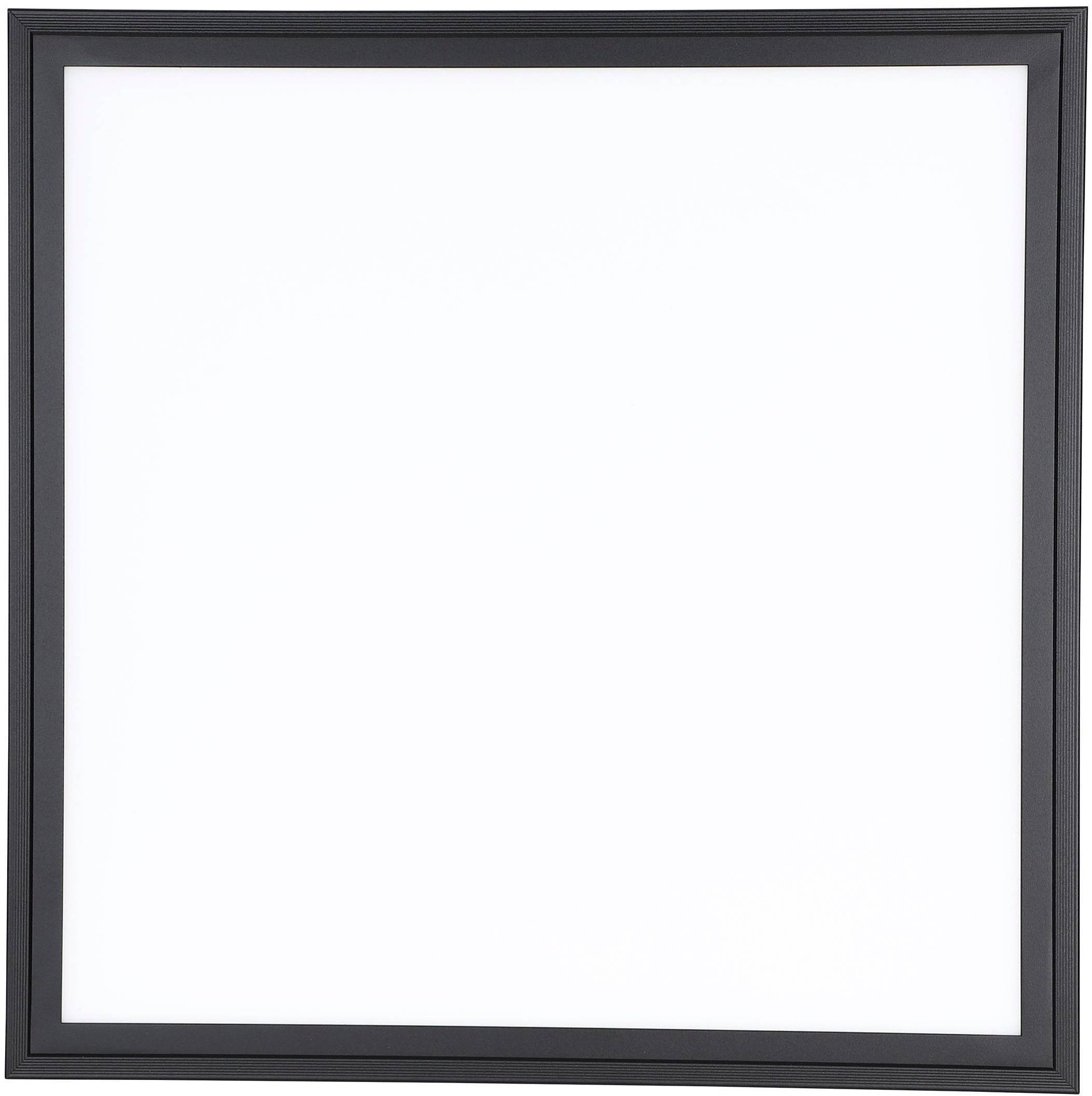 EGLO Deckenleuchte »Salobrena 1 Einbaulampe, Deckenlampe, weiß und schwarz, Aufbaulampe« LED-Modul 1 Stk. Neutralweiß Deckenlampe, Deckenleuchte, Aufbauleuchte für Büro, Flurlampe 45x45 cm