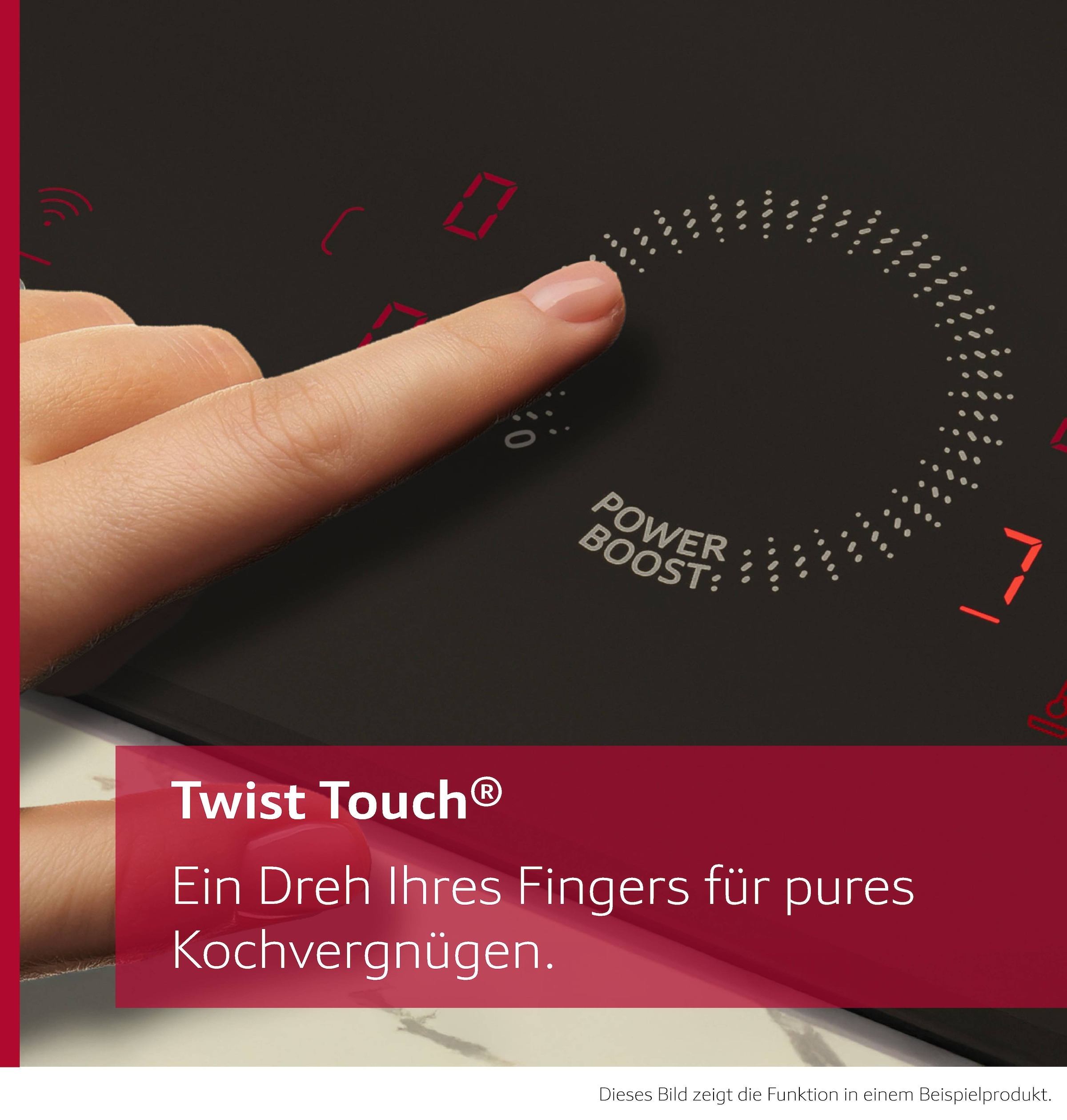 NEFF Induktions-Kochfeld »T58FHW1L0« Twist Touch® Steuerung per Fingerdreh und große Induktionszone