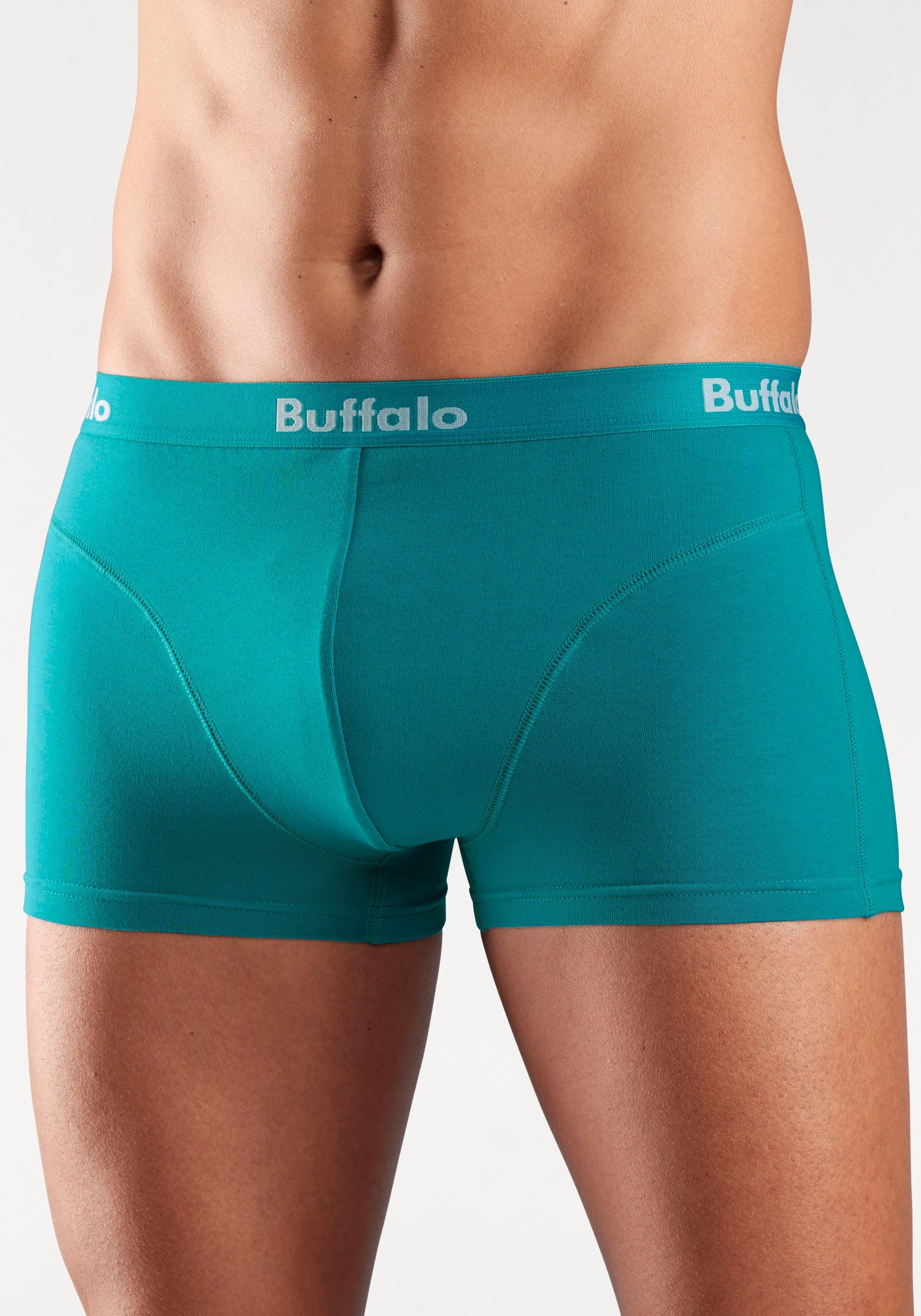 Buffalo Hipster, (Packung, 3 St.), knapp sitzende Boxershorts aus Baumwollm günstig online kaufen