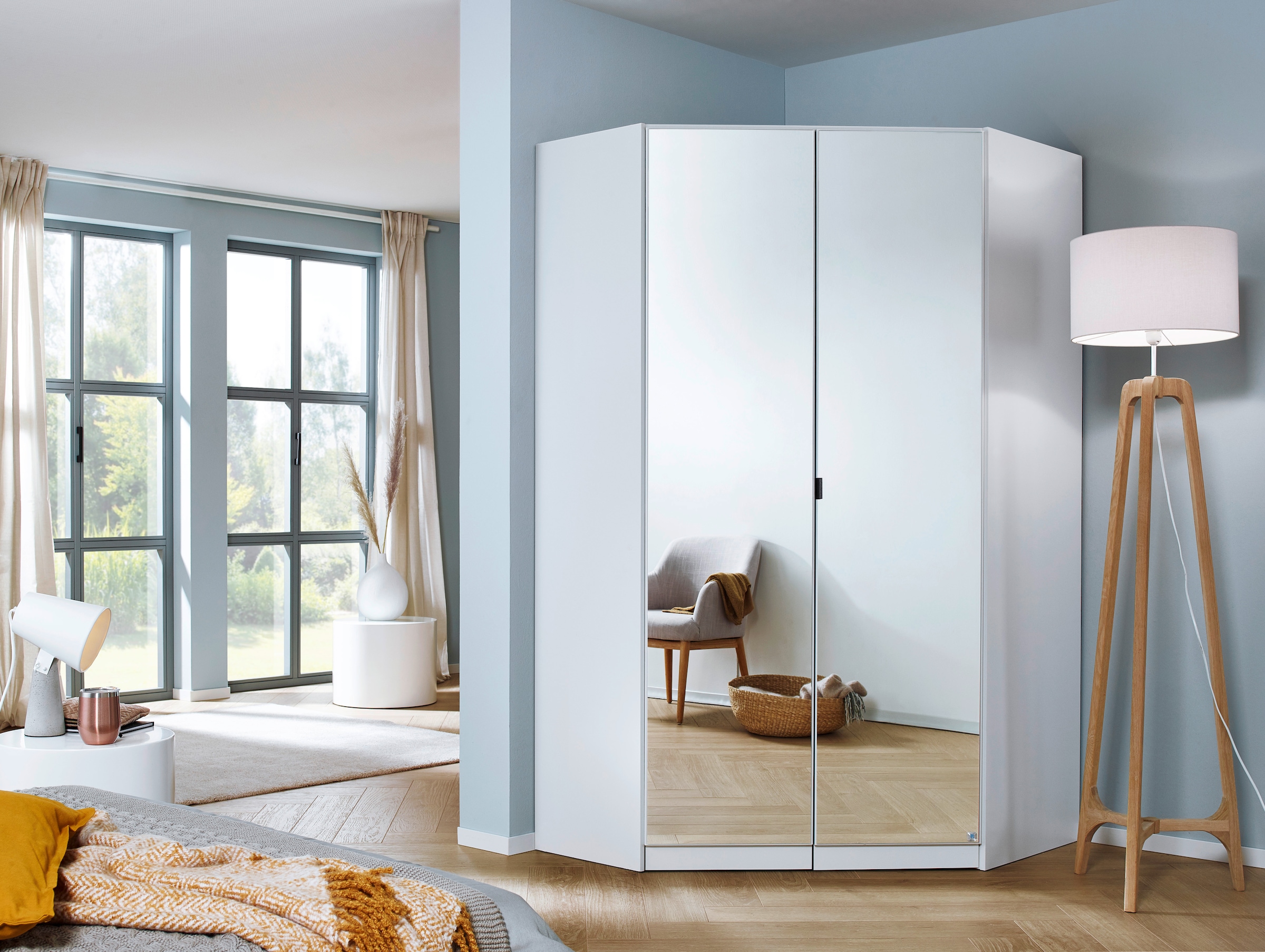 rauch Eckkleiderschrank "Kleiderschrank Schrank Ankleidezimmer Schlafzimmer günstig online kaufen