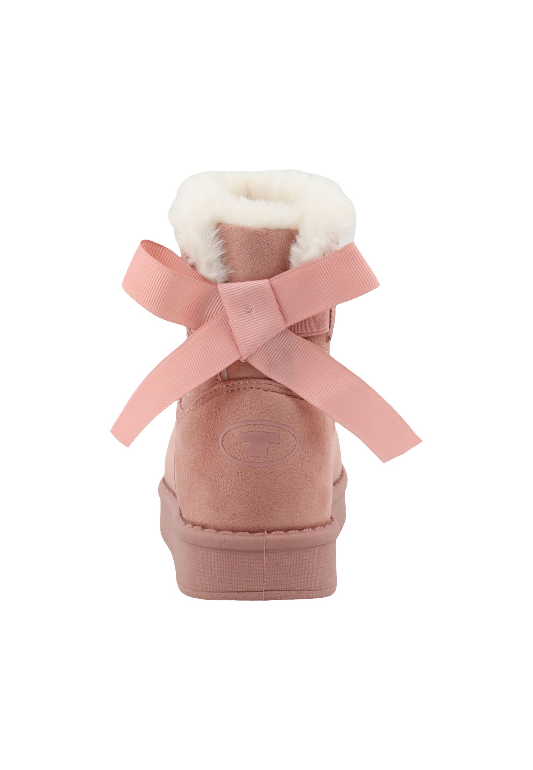 Stiefel TOM TAILOR "Tom Tailor Tall Boots", Mädchen, Gr. 29, rose, Polyester, unifarben, Schuhe Stiefel