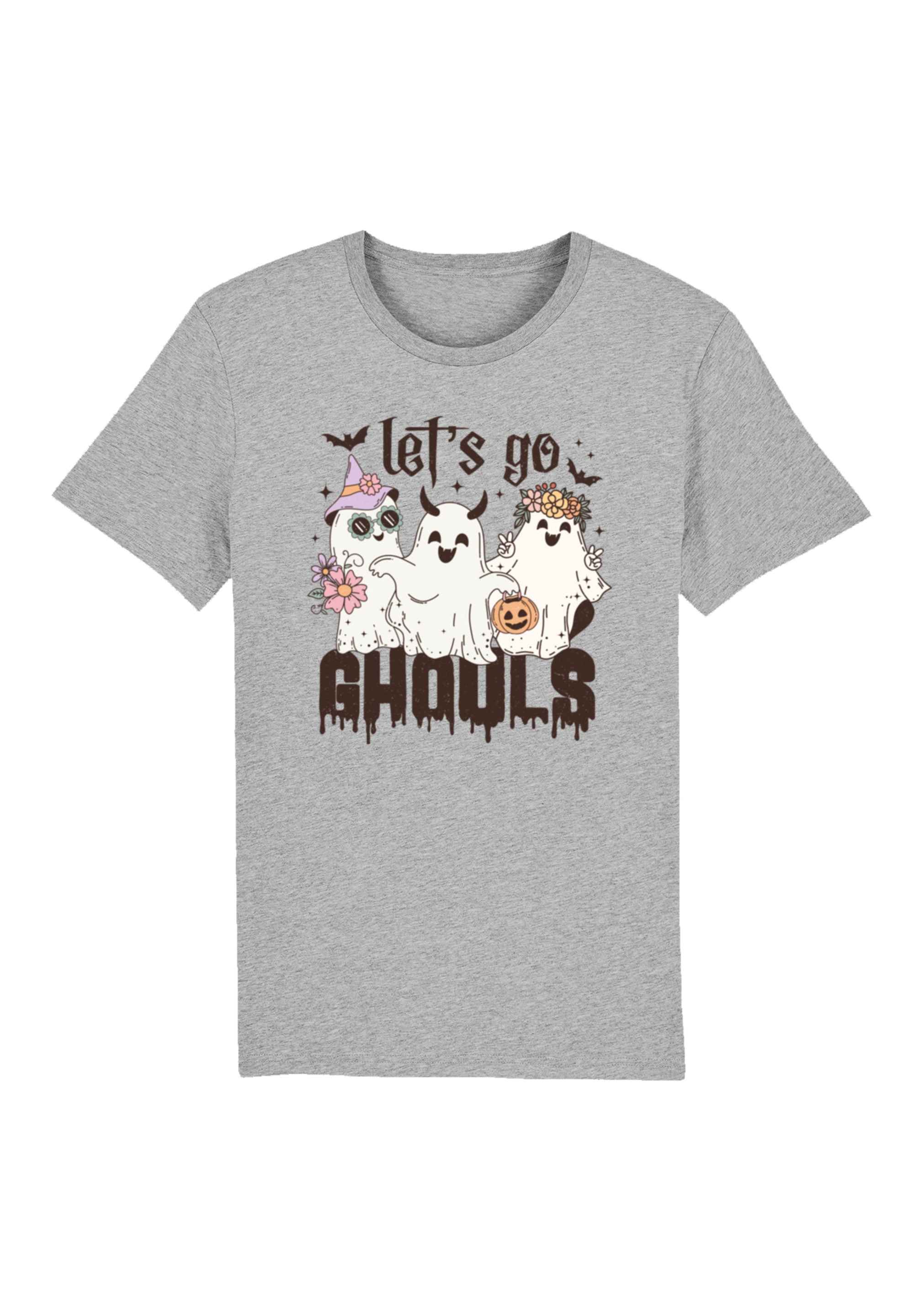 F4NT4STIC T-Shirt »Retro Halloween Let s go ghouls«, Premium Qualität, Halloween, Herbst