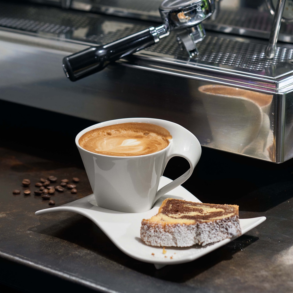 Villeroy & Boch Untertasse »Café au Lait Unterteller NewWave Caffè 22 x 17 cm weiß«