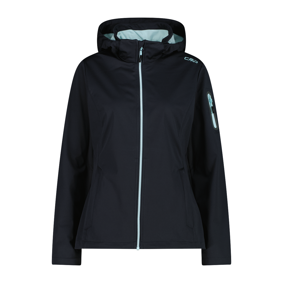 CMP Softshelljacke, mit Kapuze, Atmungsaktiv & Windabweisend & Wasserabweisend