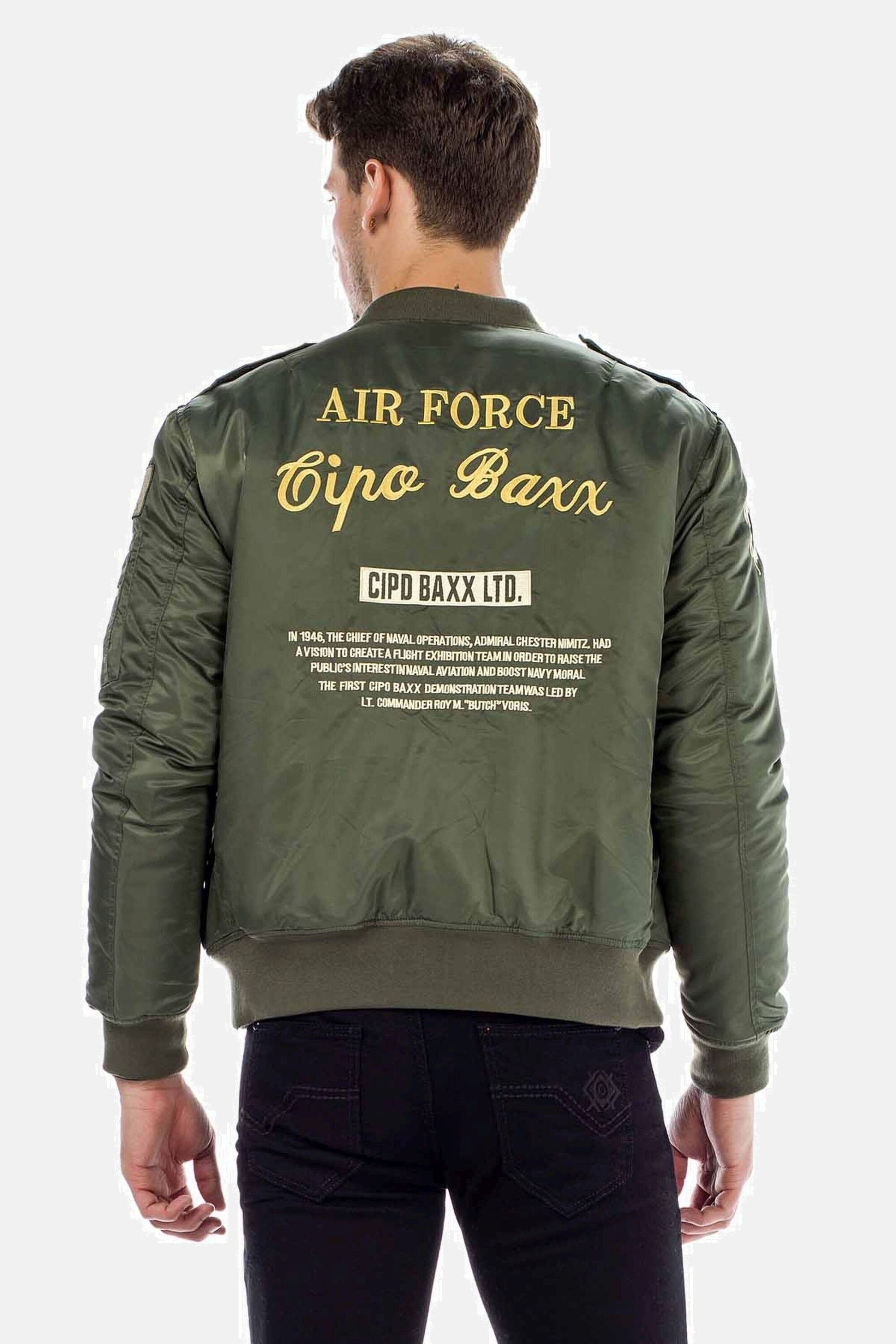 Cipo & Baxx Bomberjacke »Jacke«, ohne Kapuze, in Regular-Fit, CM-133