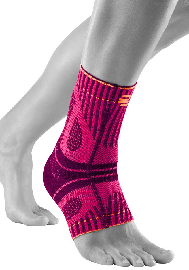 BAUERFEIND Herren Achillessehnenbandage, Gr. XL, pink, Obermaterial: 57% Baumwolle, 41% Polyester, 2% Elasthan, Bandagen