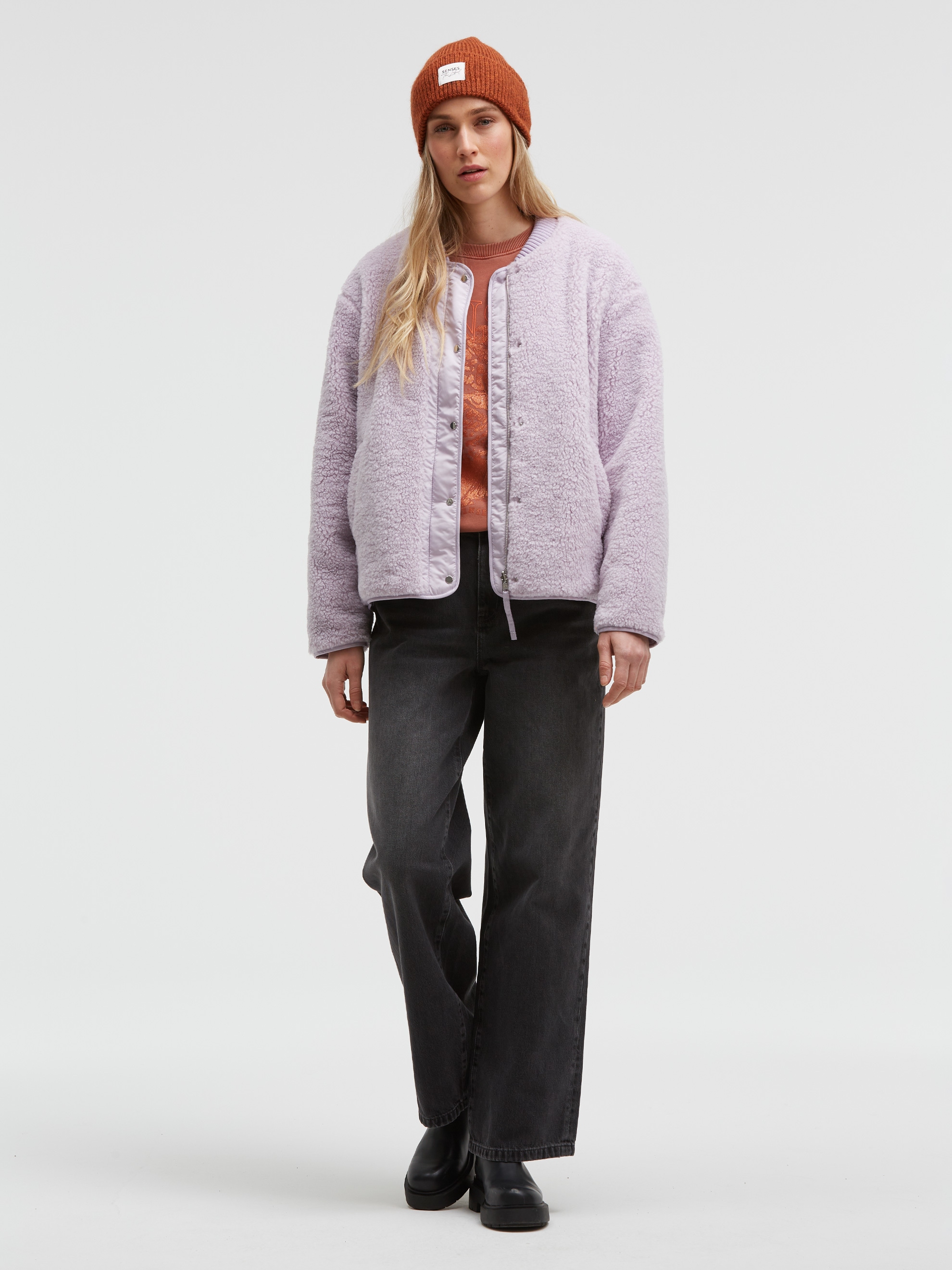 SENSES.THE LABEL Wendejacke ohne Kapuze mit Wendefunktion