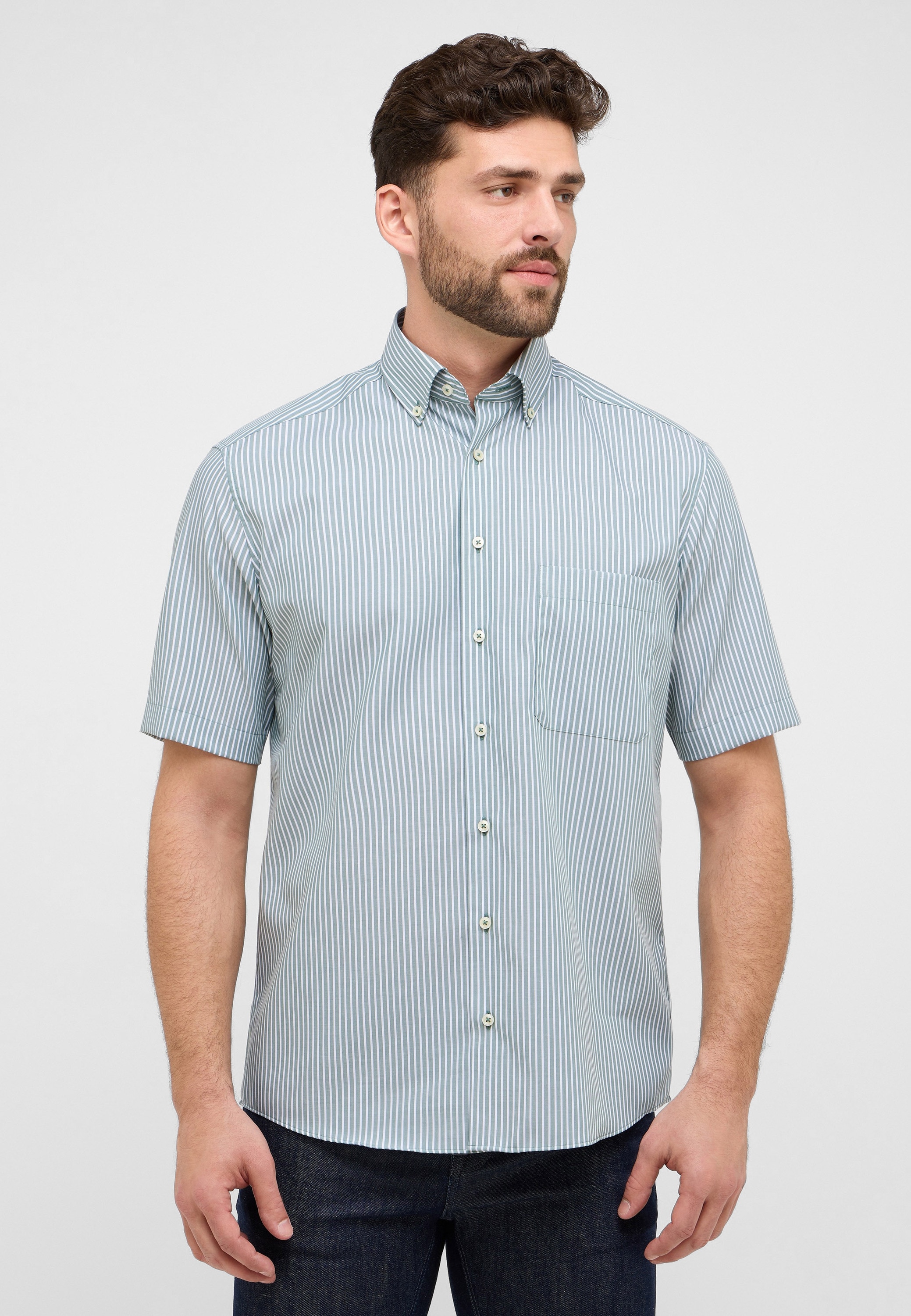 Eterna Kurzarmhemd "COMFORT FIT", NON IRON (bügelfrei) günstig online kaufen