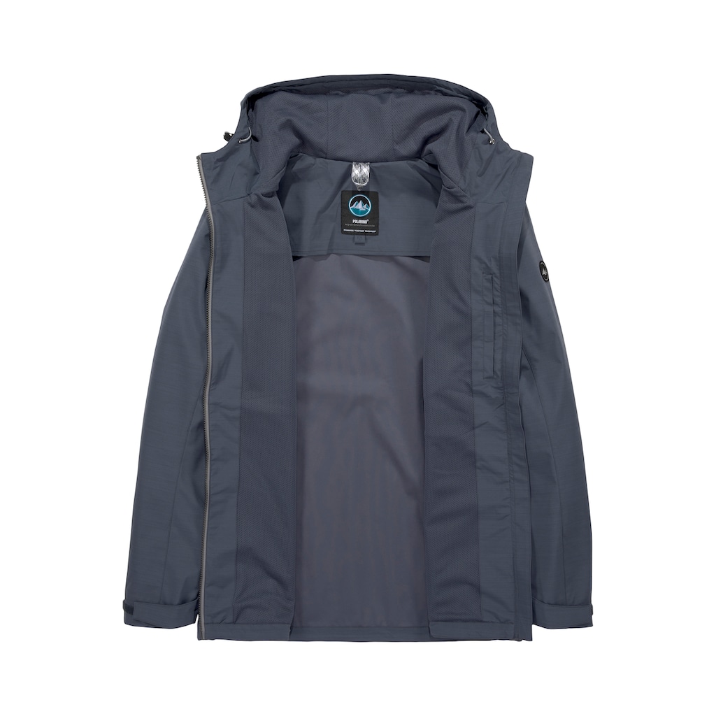 Polarino Outdoorjacke, mit Kapuze